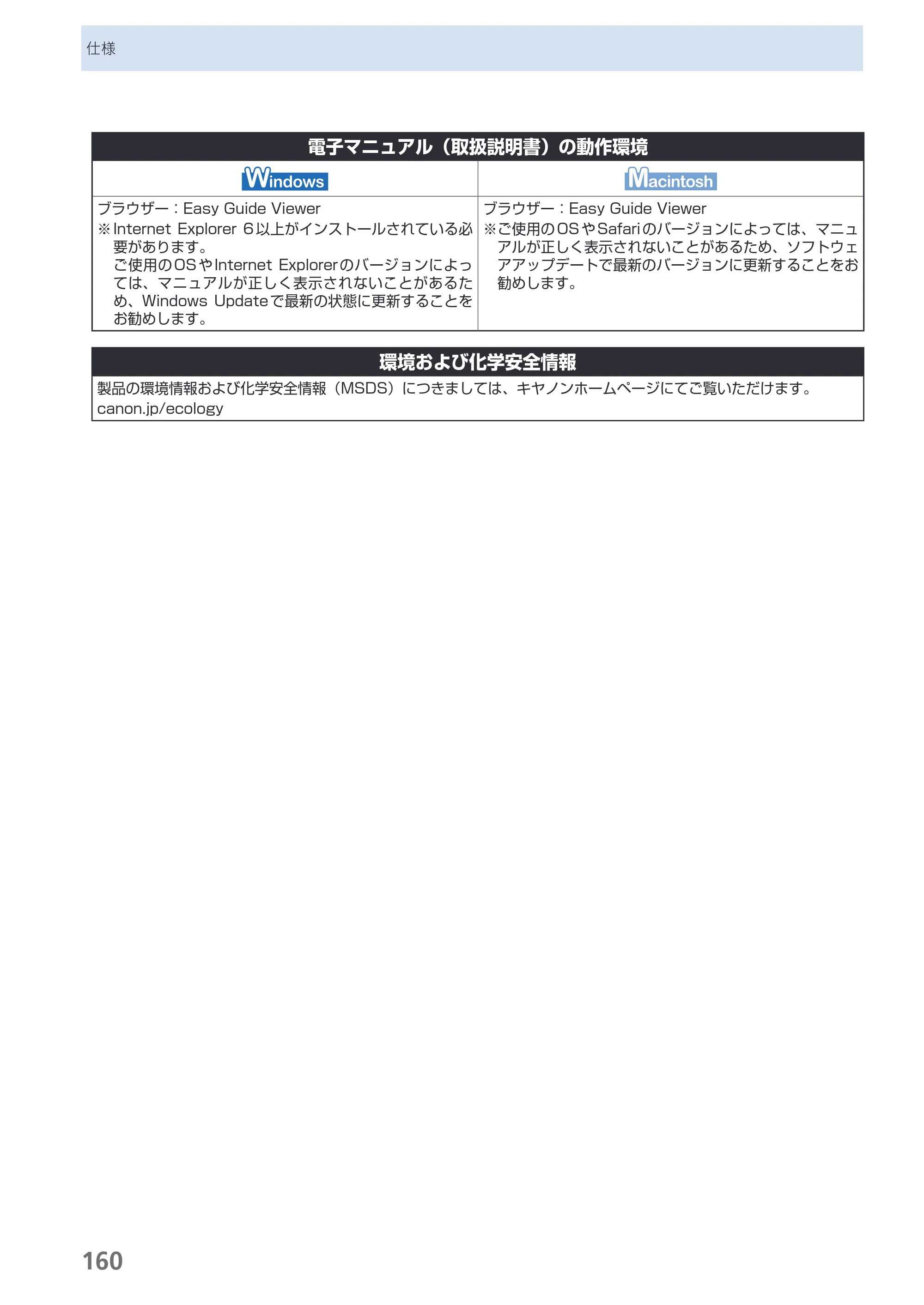 キヤノン PIXUS MP560 らくらく操作ガイド （PDF形式／25.74Mバイト） — 原本ページ — 162ページ