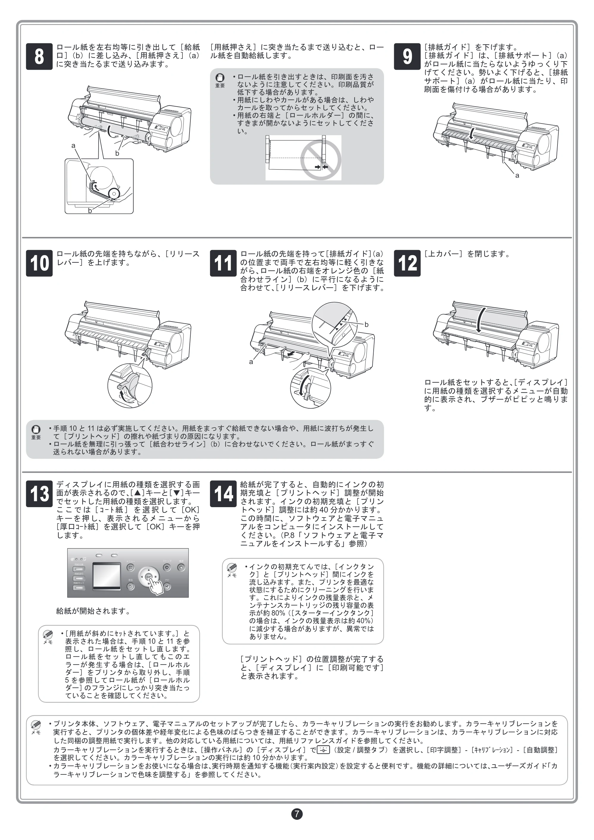 キヤノン iPF8400 セットアップガイド(PDF:5.55MB) — 原本ページ — 7ページ