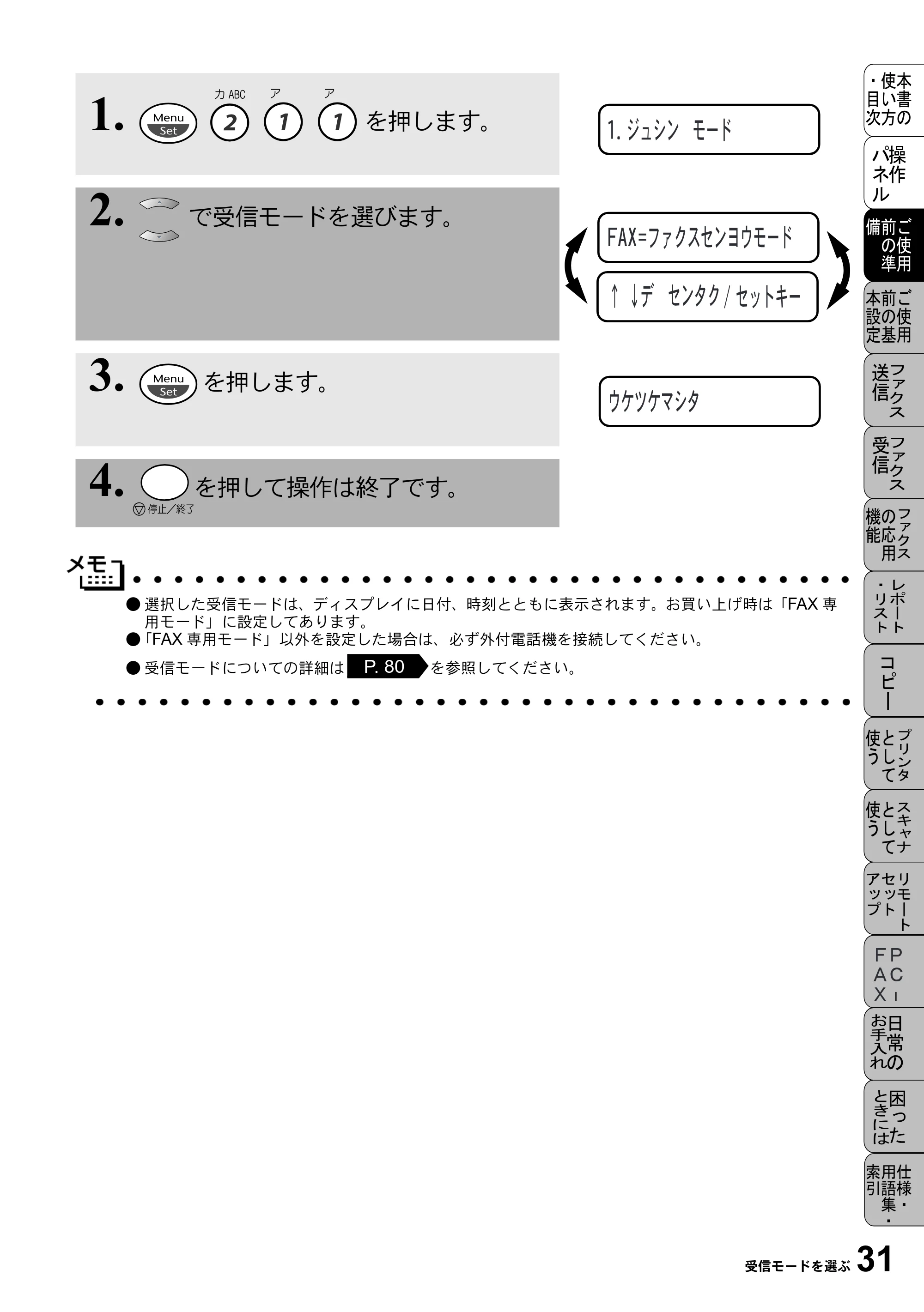 ブラザー MFC-5100J 取扱説明書（本体） — 原本ページ — 45ページ