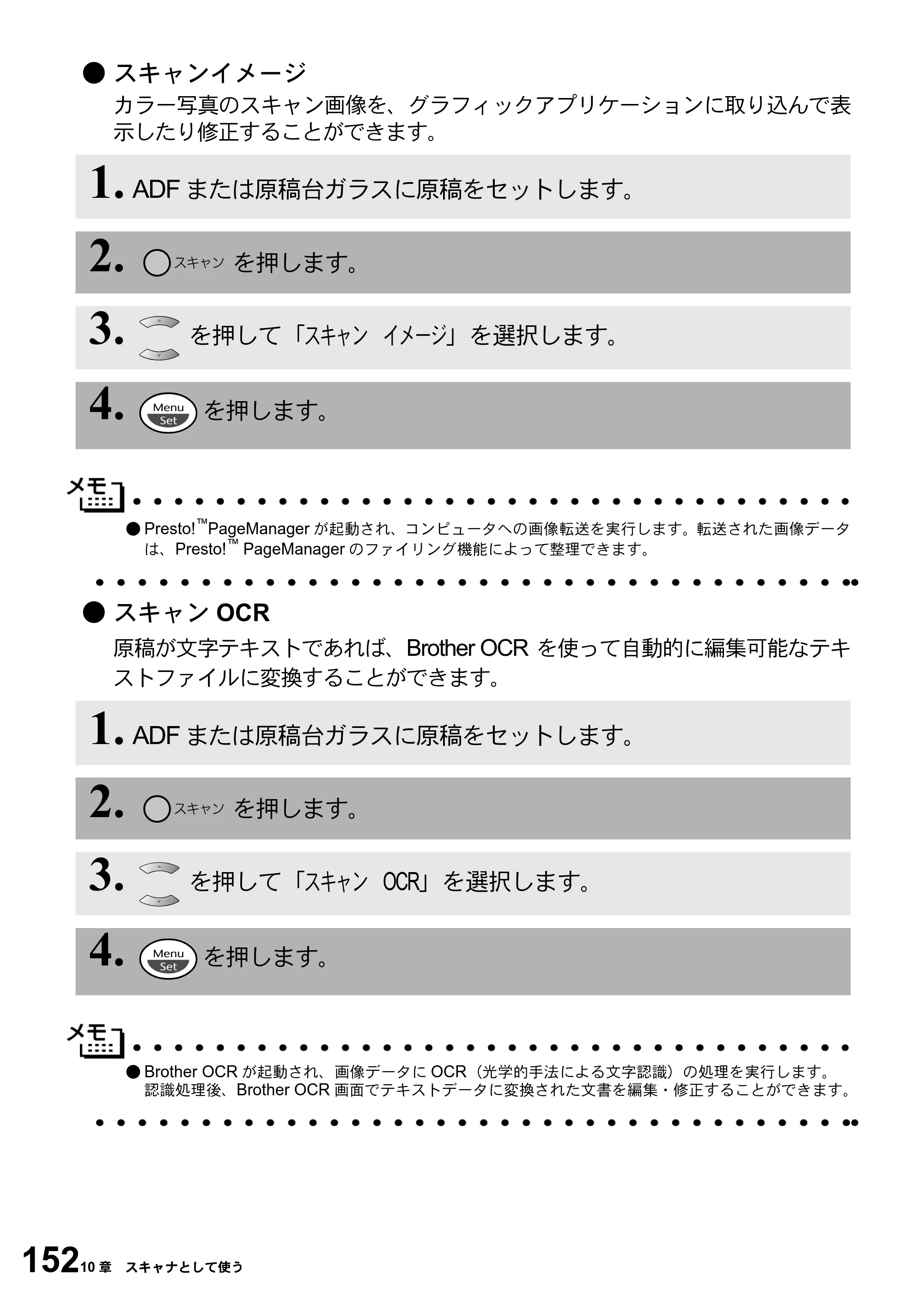 ブラザー MFC-5100J 取扱説明書（本体） — 原本ページ — 166ページ