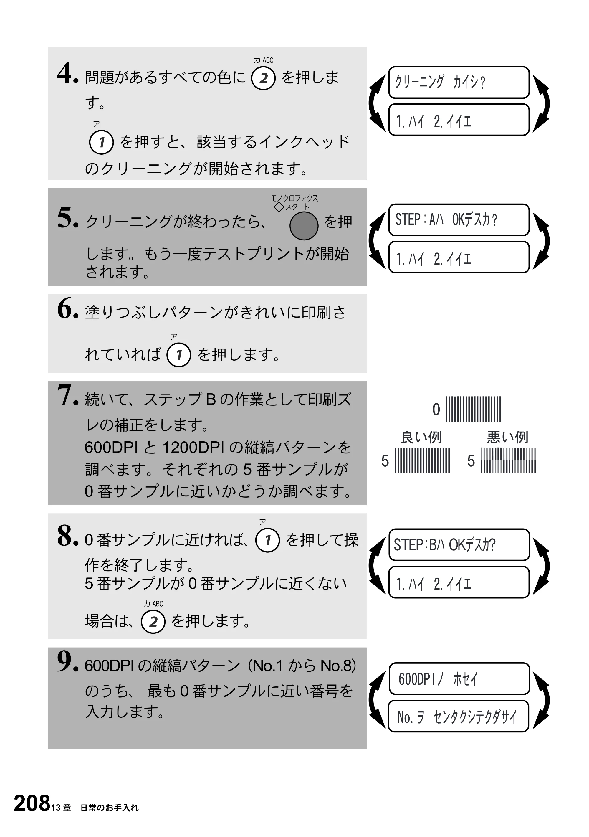 ブラザー MFC-5100J 取扱説明書（本体） — 原本ページ — 222ページ