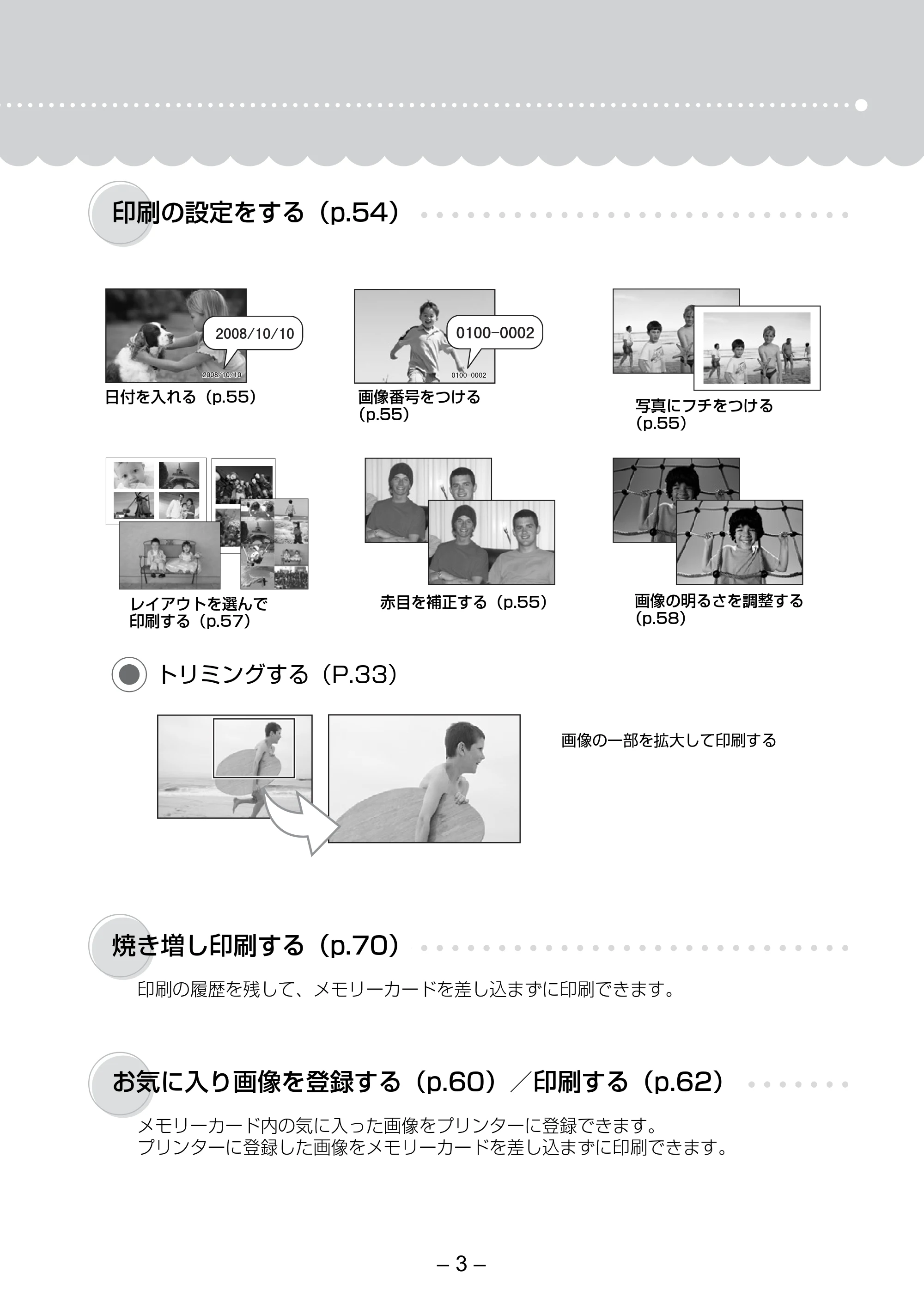 キヤノン SELPHY ES3 プリンターユーザーガイド （PDF形式／5.61Mバイト） — 原本ページ — 3ページ