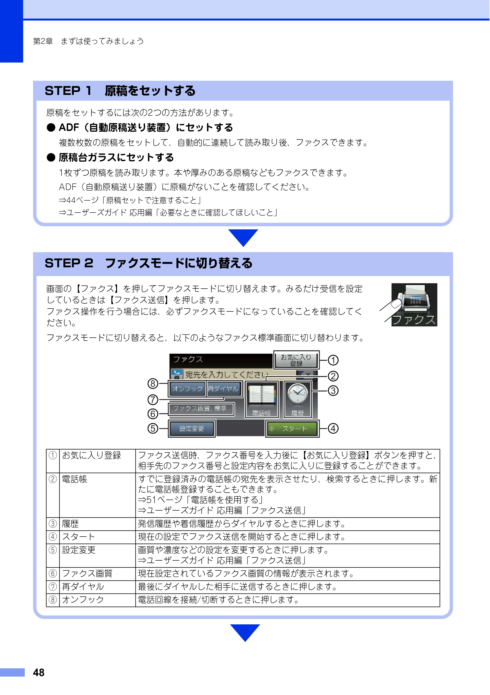 ブラザー MFC-L8650CDW / MFC-L9550CDW ユーザーズガイド ～基本編～ — 原本ページ — 48ページ