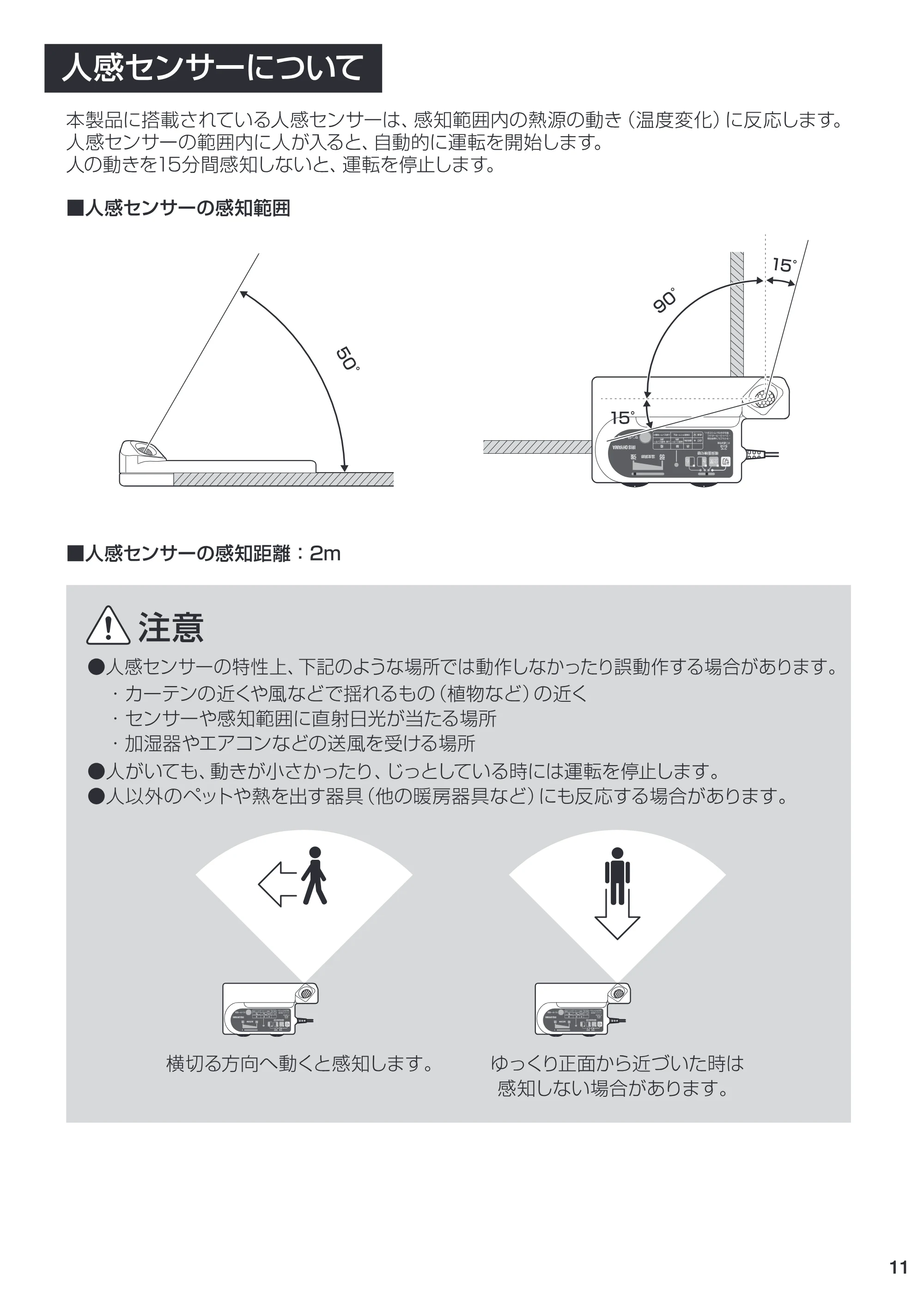 アイリスオーヤマ JSHC-2H 取扱説明書 — JSHC-2H・3H_11 [Converted] — 原本ページ — 11ページ