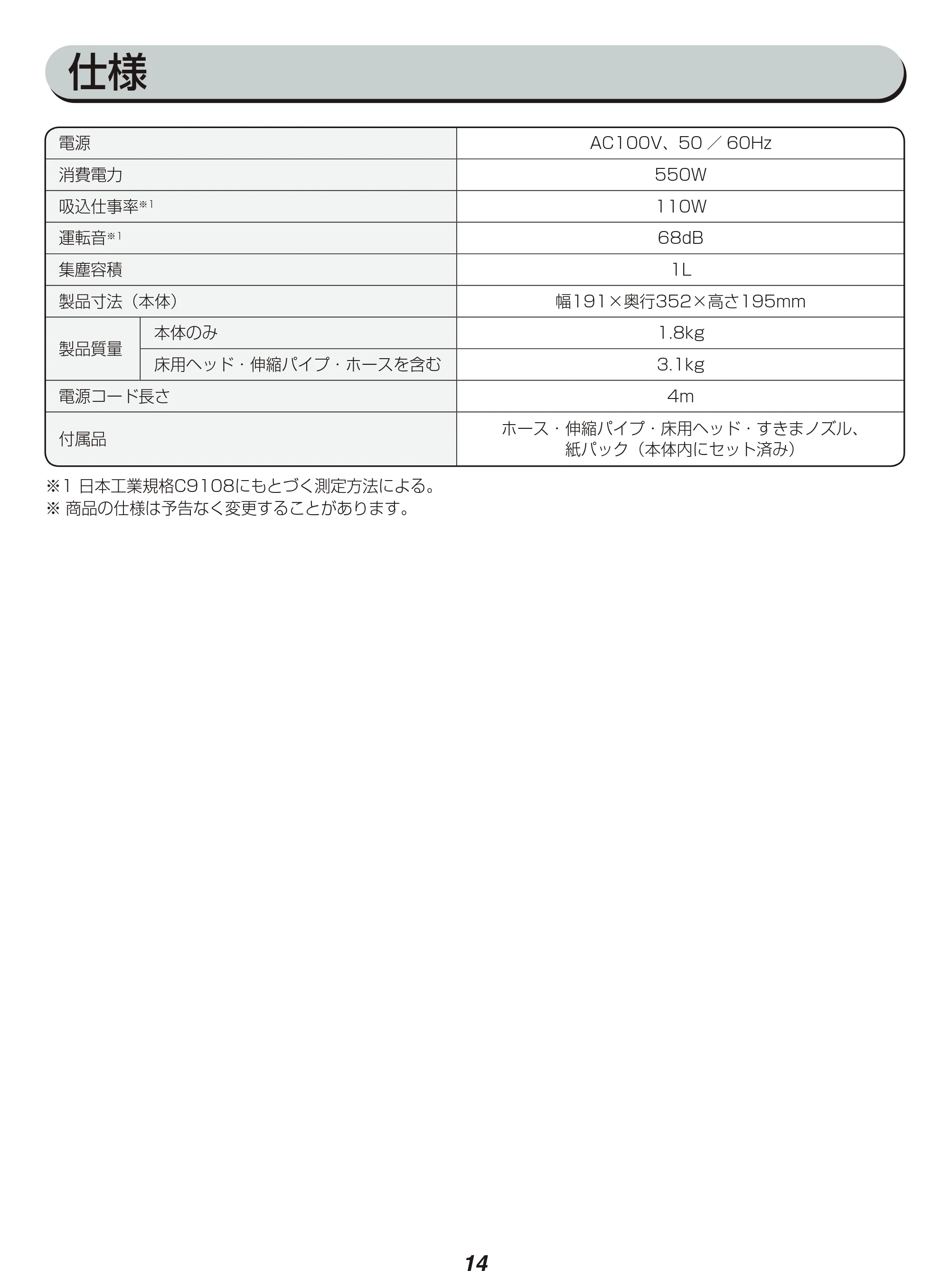 アイリスオーヤマ IC-BTP3 取扱説明書 — 原本ページ — 14ページ