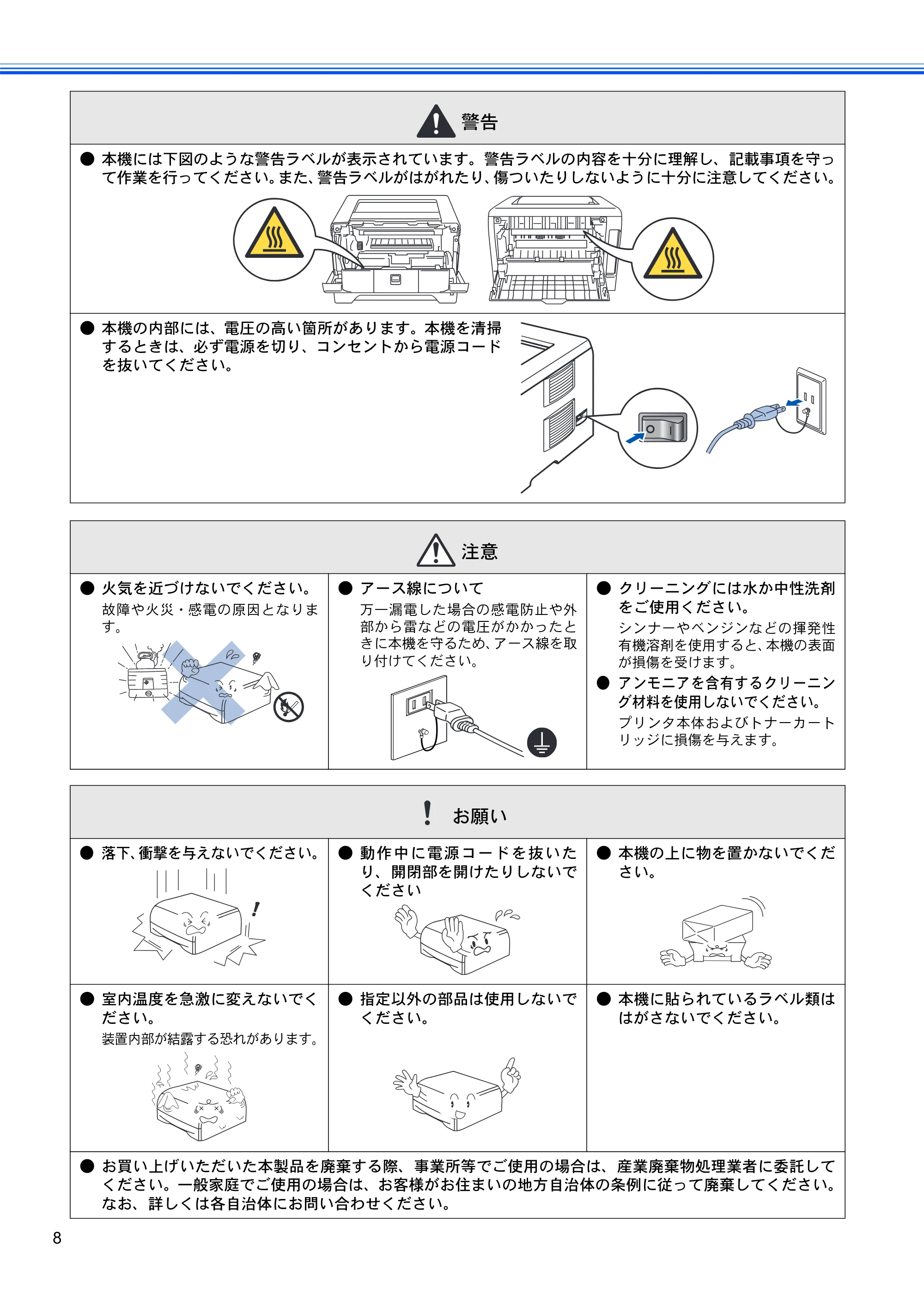 ブラザー HL-5240 / HL-5250DN かんたん設置ガイド — 原本ページ — 10ページ