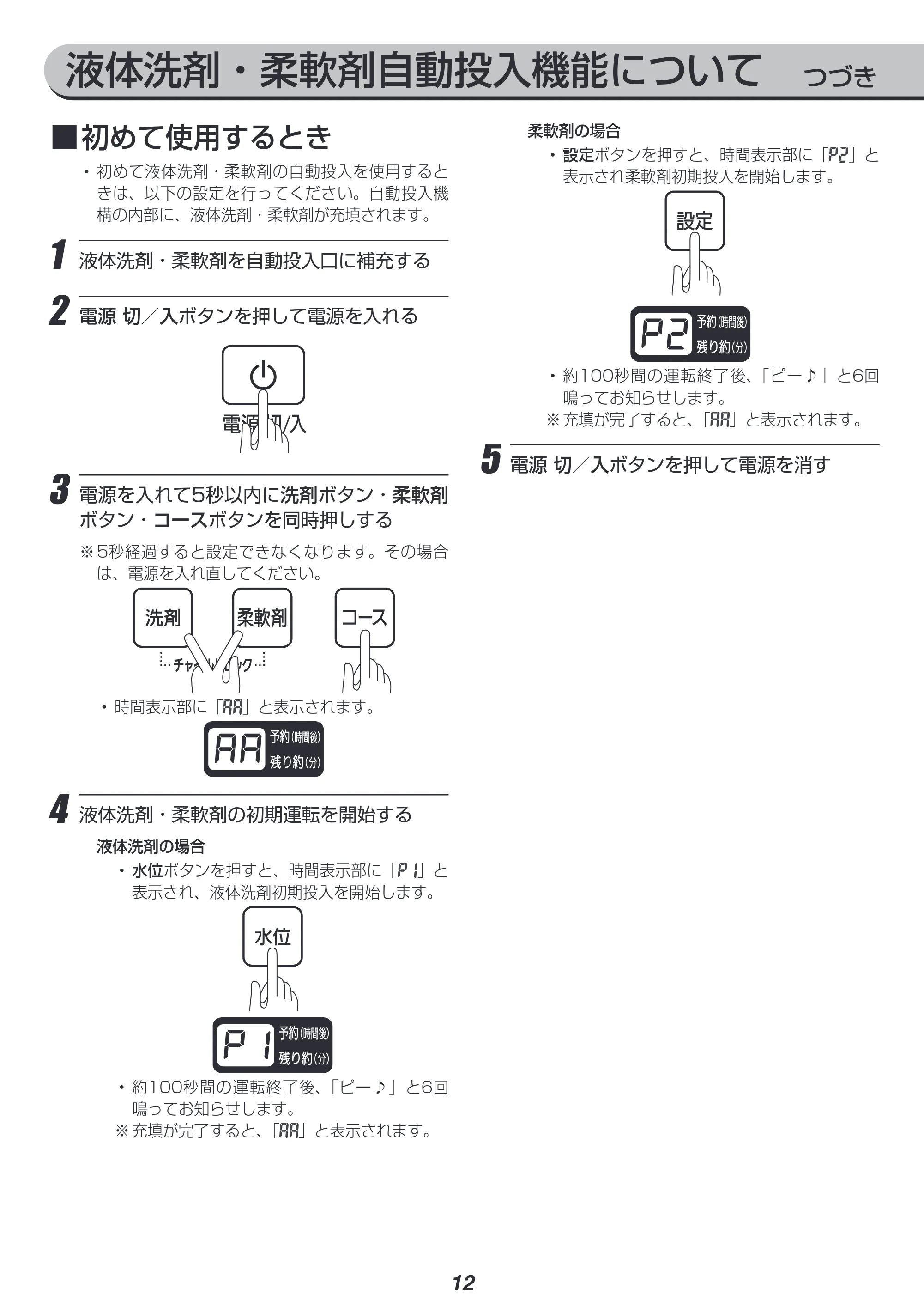 アイリスオーヤマ KAW-100B 取扱説明書 — 原本ページ — 12ページ