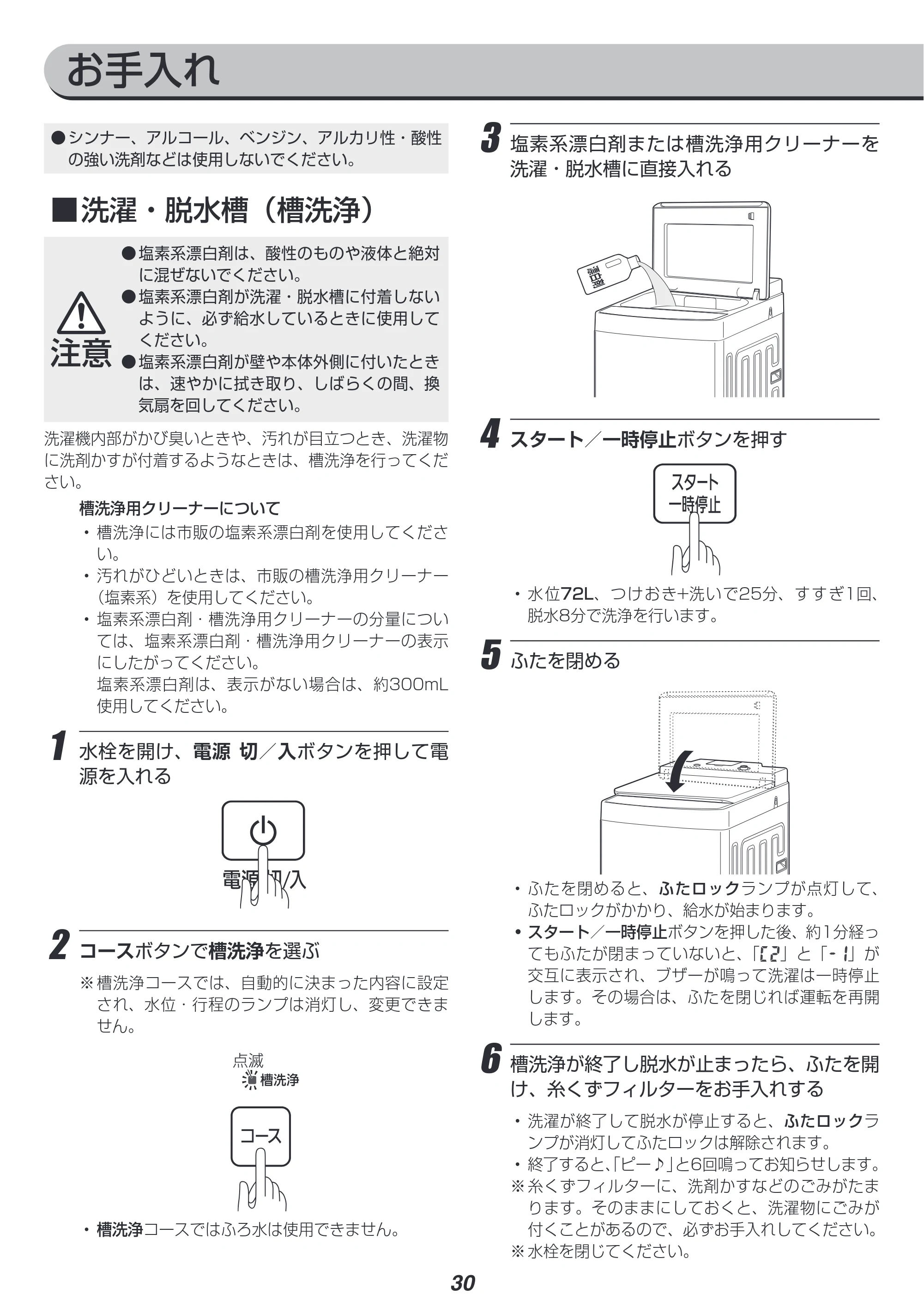 アイリスオーヤマ KAW-100B 取扱説明書 — 原本ページ — 30ページ