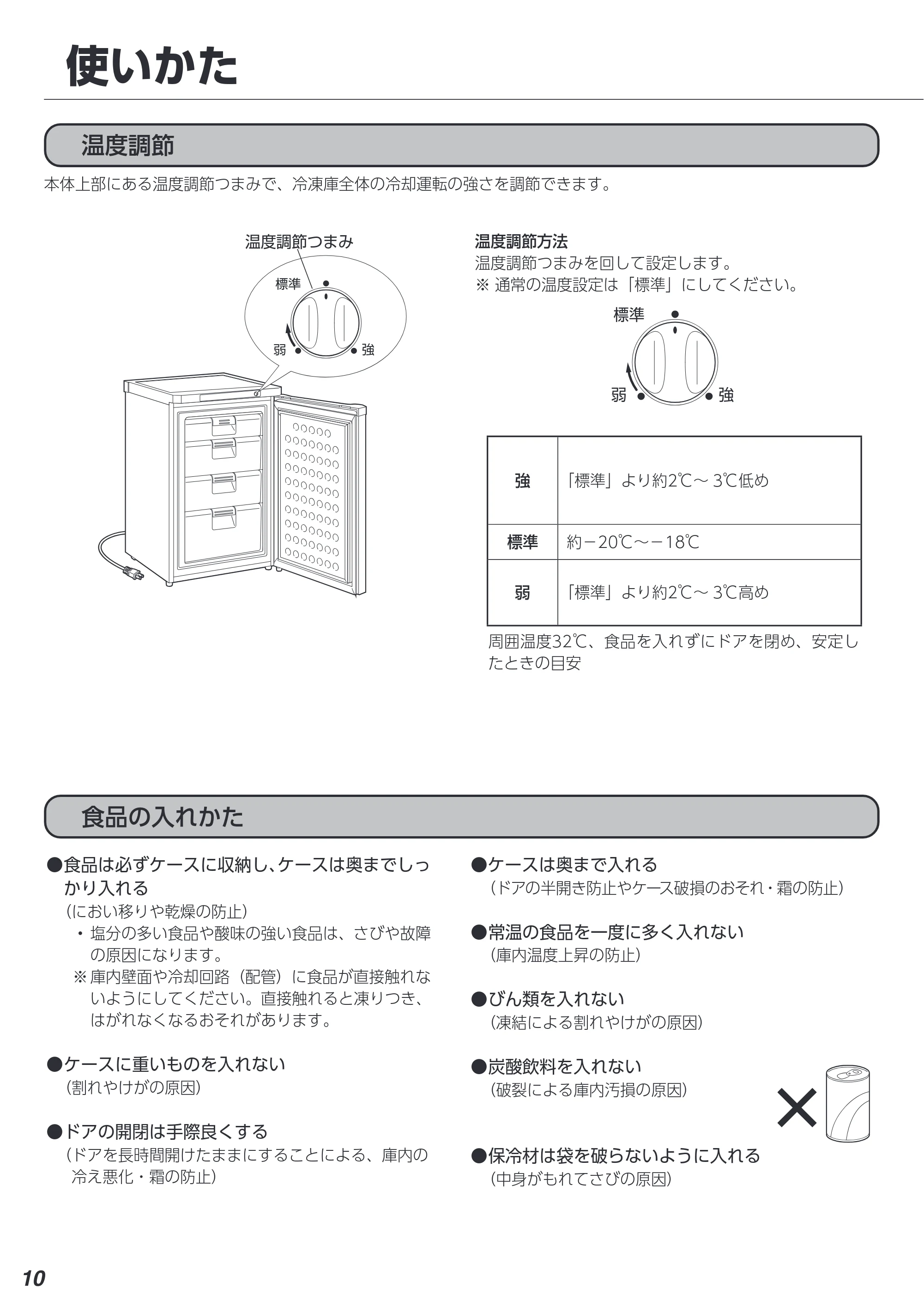 アイリスオーヤマ KUSD-9A 取扱説明書 — 使いかた — 原本ページ — 10ページ