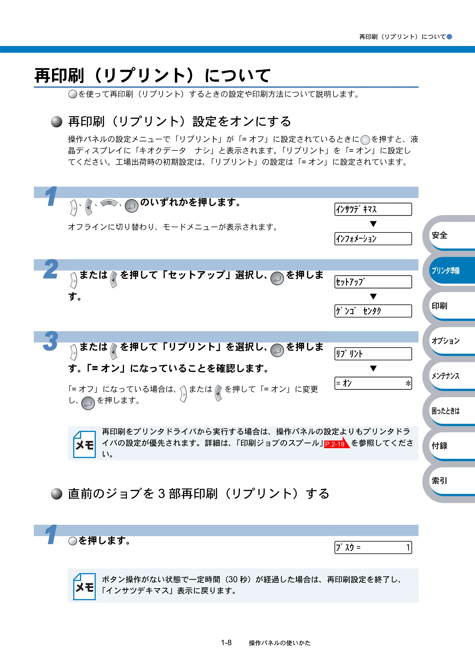 ブラザー HL-5270DN / HL-5280DW 取扱説明書(本体) — 再印刷(リプリント)について — 原本ページ — 28ページ