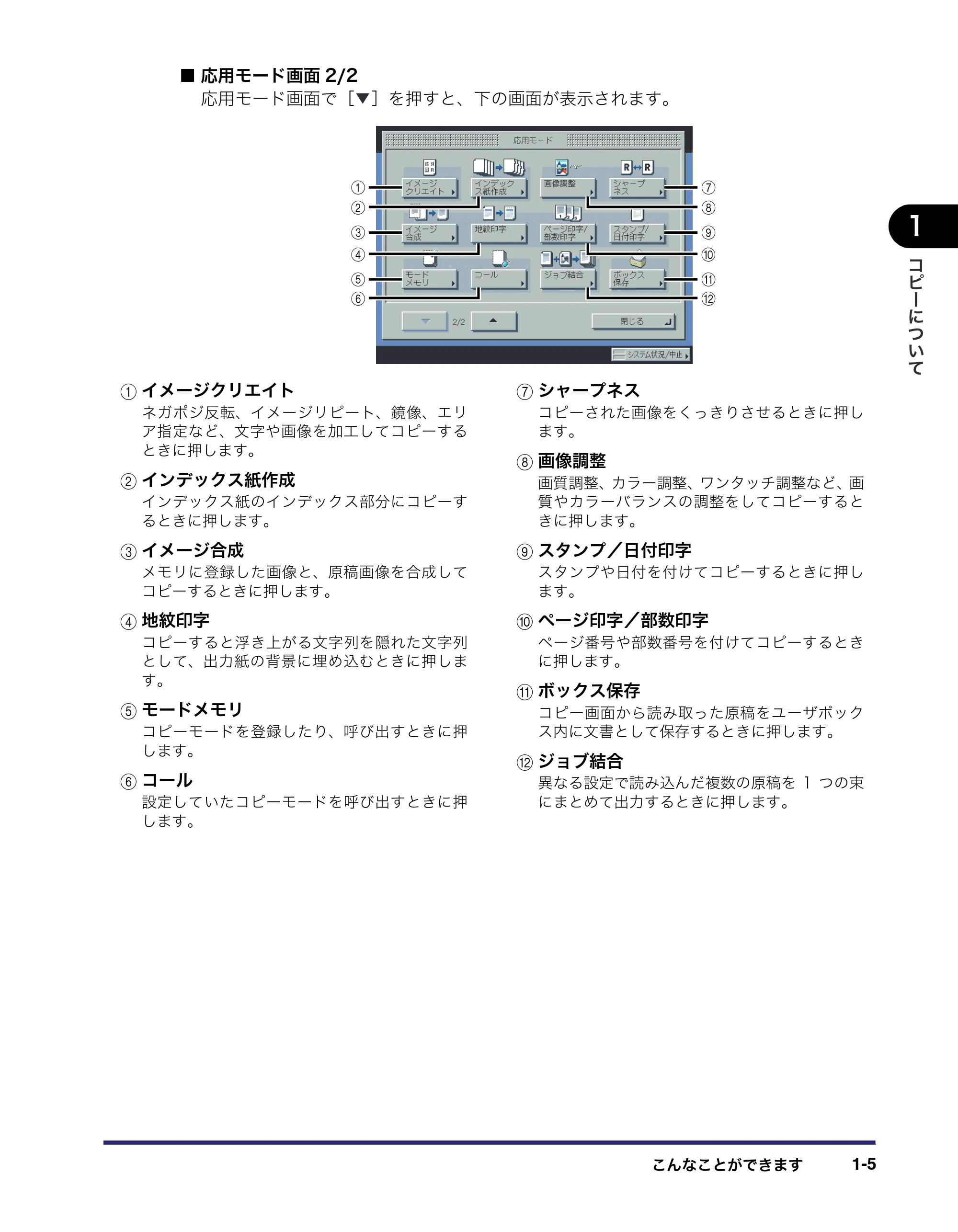 キヤノン iR C5185/C5185N/C4580/C4580F/C4080/C4080F コピー/ボックスガイド (PDF形式/37.31Mバイト) — 原本ページ — 23ページ