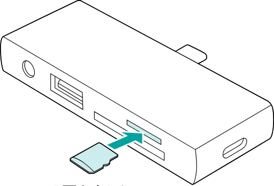 サンワサプライ ADR-5TCSDP3BK 取扱説明書 — 4.対応メディアと挿入方法 — 図版 6-1 — 6ページ