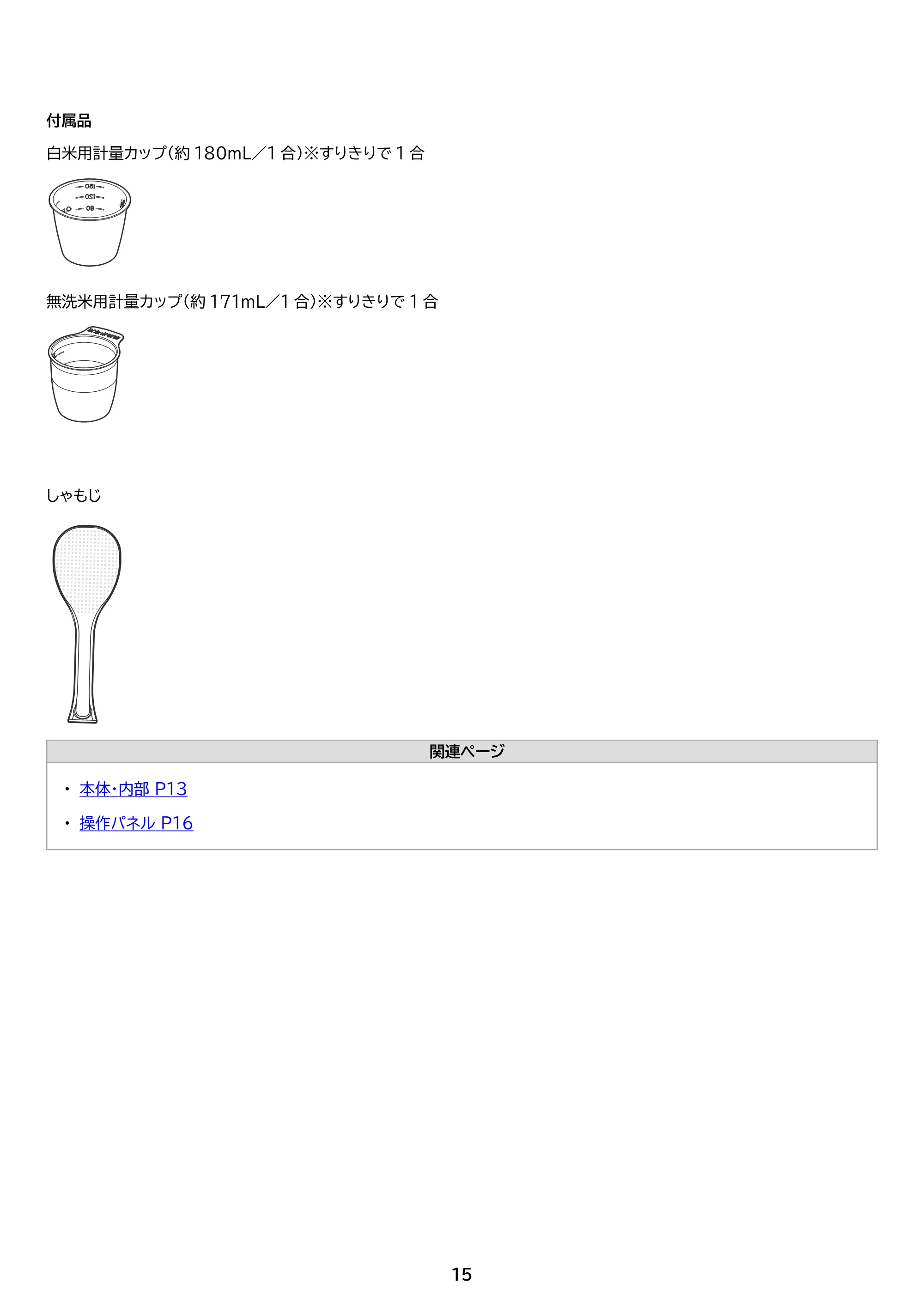 アイリスオーヤマ SHK-NR110-HA 取扱説明書 — 原本ページ — 15ページ