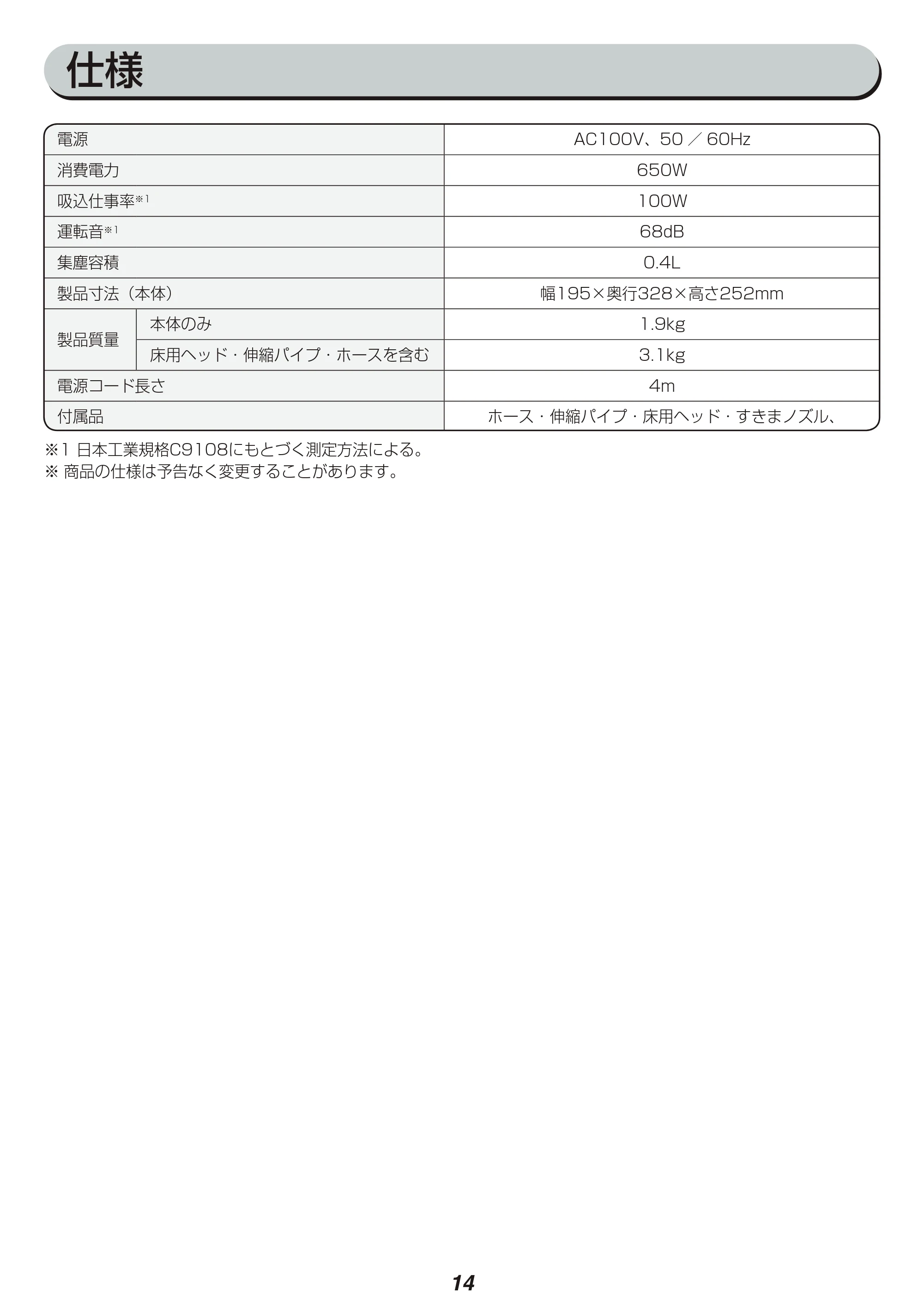 アイリスオーヤマ KIC-CTP1 取扱説明書 — 原本ページ — 14ページ