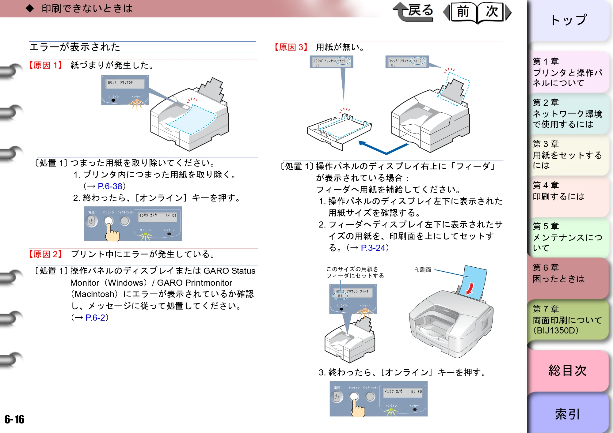 キヤノン BIJ2350/BIJ1350/BIJ1350D ユーザーズガイド（GARO編） （PDF形式／15.75Mバイト） — 原本ページ — 156ページ