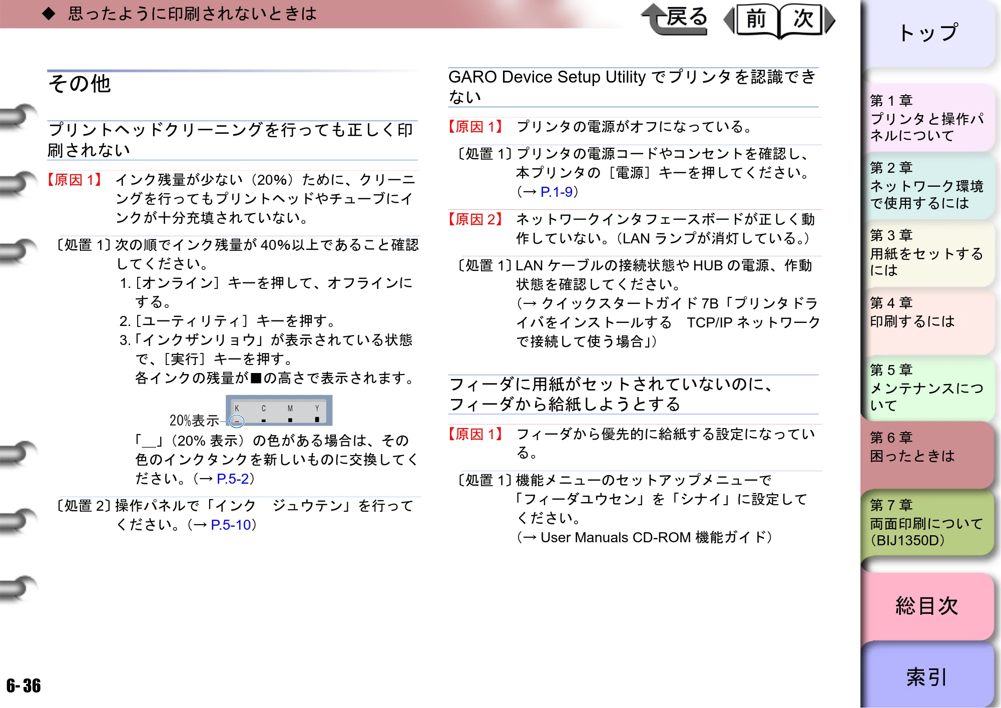 キヤノン BIJ2350/BIJ1350/BIJ1350D ユーザーズガイド（GARO編） （PDF形式／15.75Mバイト） — その他 — 原本ページ — 176ページ