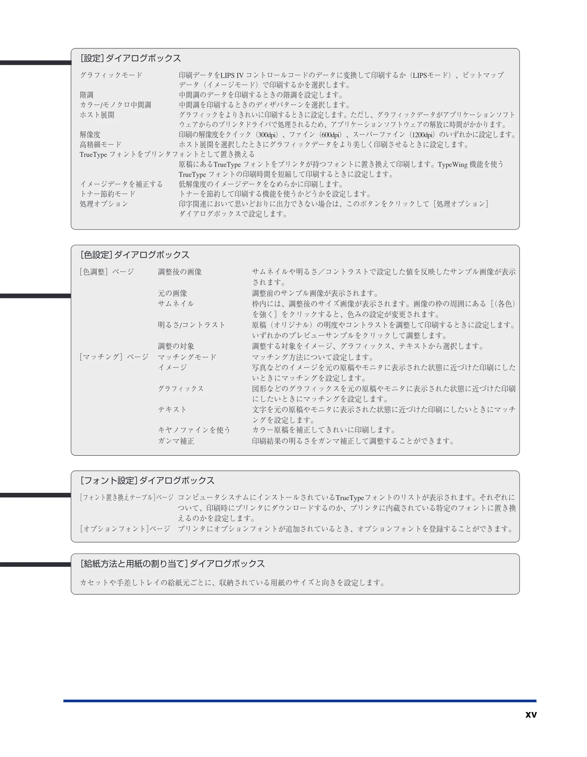 キヤノン LBP5500 LIPSソフトウエアガイド （PDF形式／7.86Mバイト） — 原本ページ — 17ページ