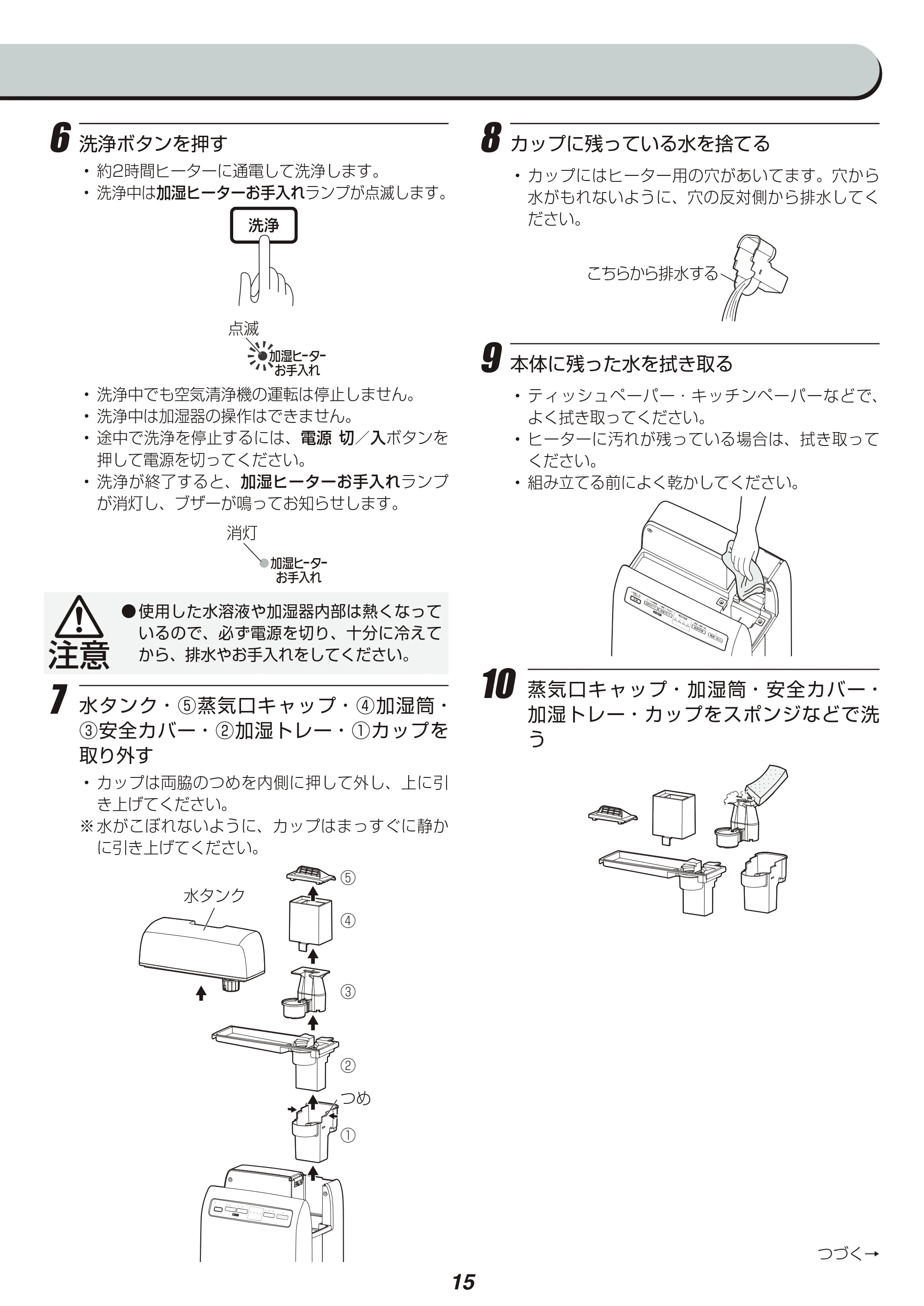 アイリスオーヤマ HXF-B25 取扱説明書 — 原本ページ — 15ページ