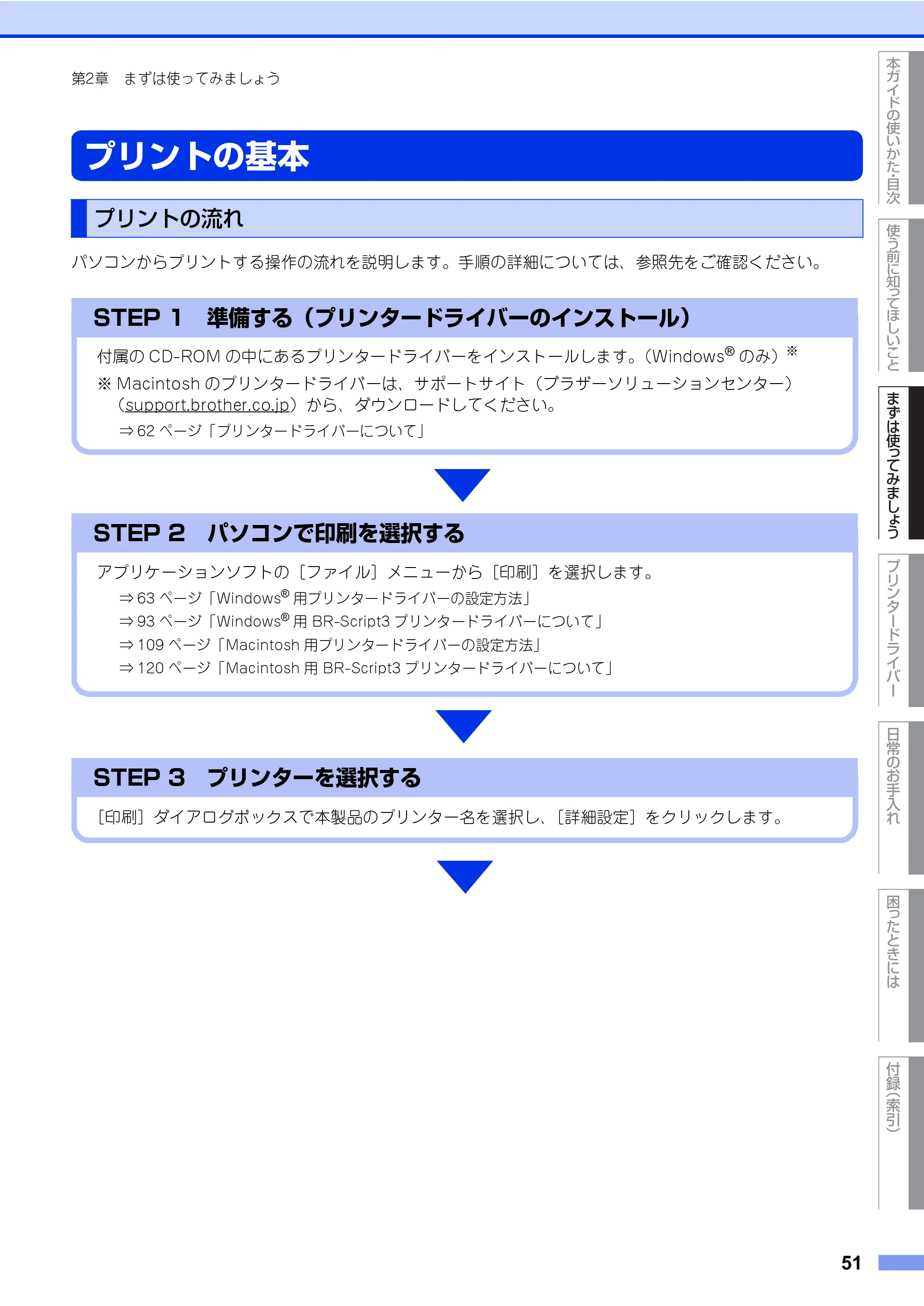 ブラザー HL-L8360CDW / HL-L9310CDW ユーザーズガイド — 原本ページ — 51ページ
