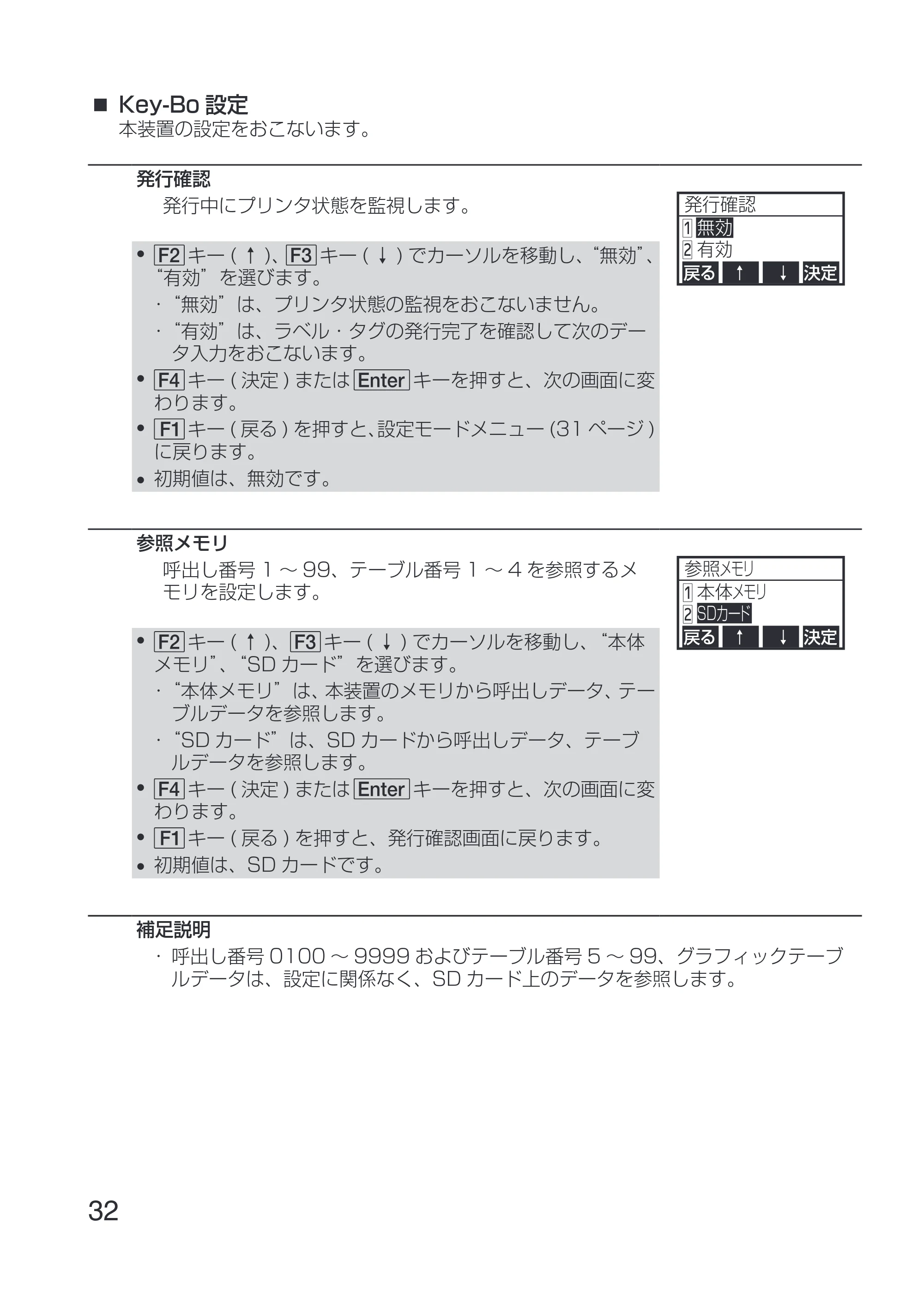 サトー Key-Bo+ / Key-Bo Key-Bo+ 取扱説明書（第3版） — Key-Bo設定 — 原本ページ — 34ページ