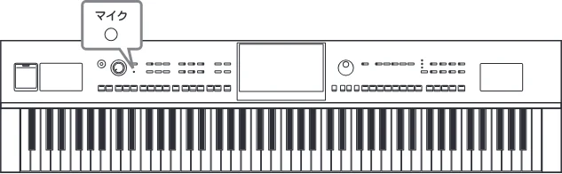 ヤマハ CVP-809 / CVP-805 CVP-809/CVP-805 取扱説明書 — 7 マイクを使って歌声にハーモニーを付ける — 図版 79-3 — 79ページ
