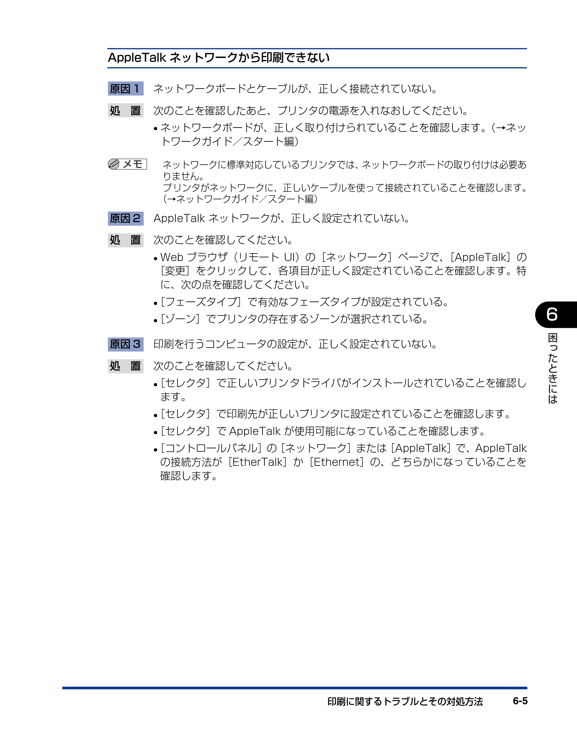 キヤノン LBP5500 ネットワークガイド／本編 2006年5月25日更新 （PDF形式／4.53Mバイト） — 原本ページ — 107ページ
