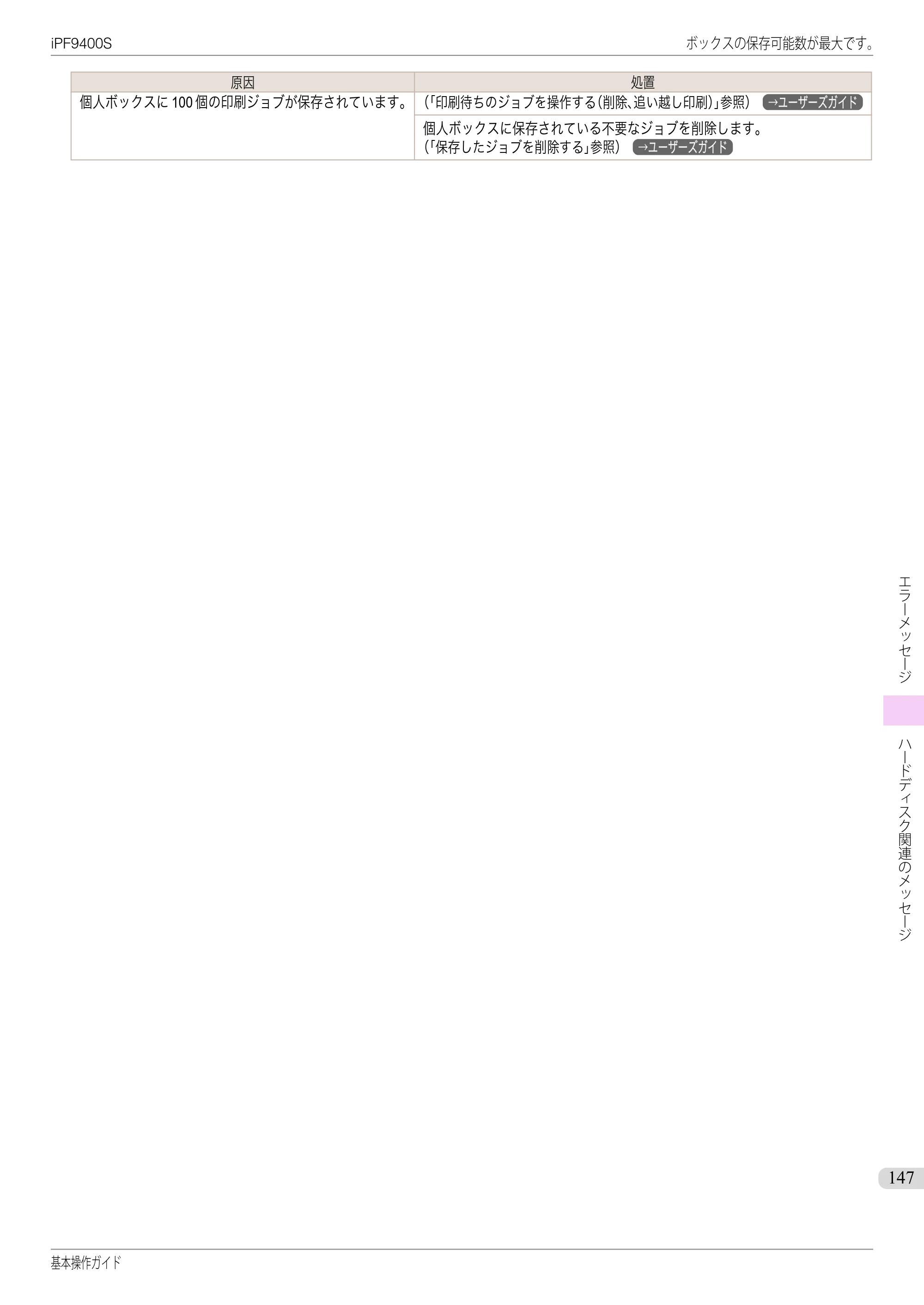 キヤノン iPF9400S 基本操作ガイド（PDF：20.9MB） — 原本ページ — 147ページ