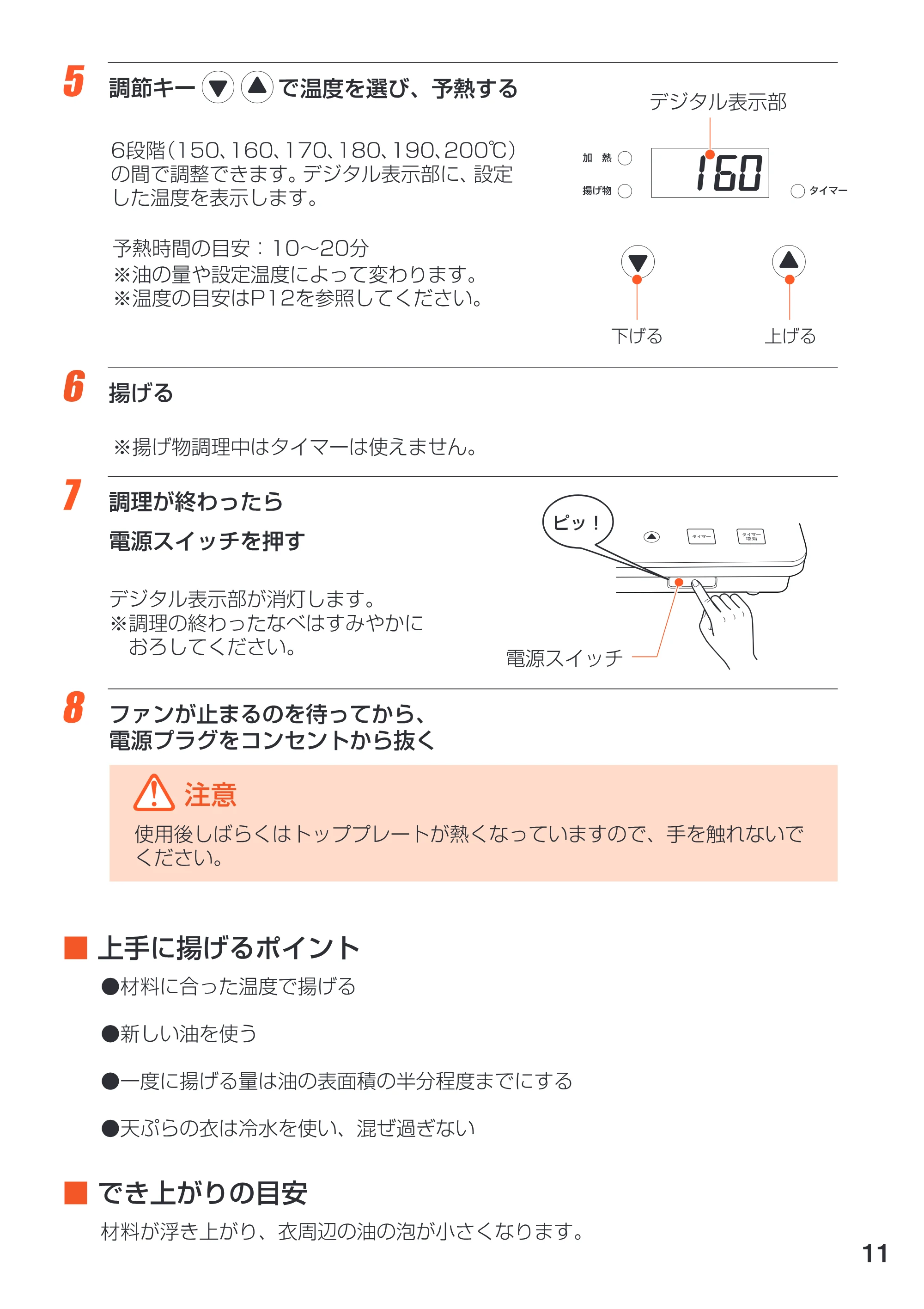 アイリスオーヤマ EIH-14 取扱説明書 — EIH14_11 [Converted] — 原本ページ — 11ページ