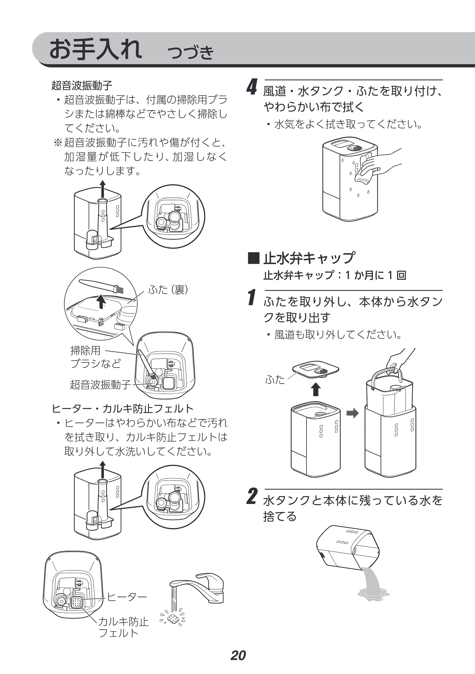 アイリスオーヤマ KHM-HBU501 取扱説明書 — 原本ページ — 20ページ
