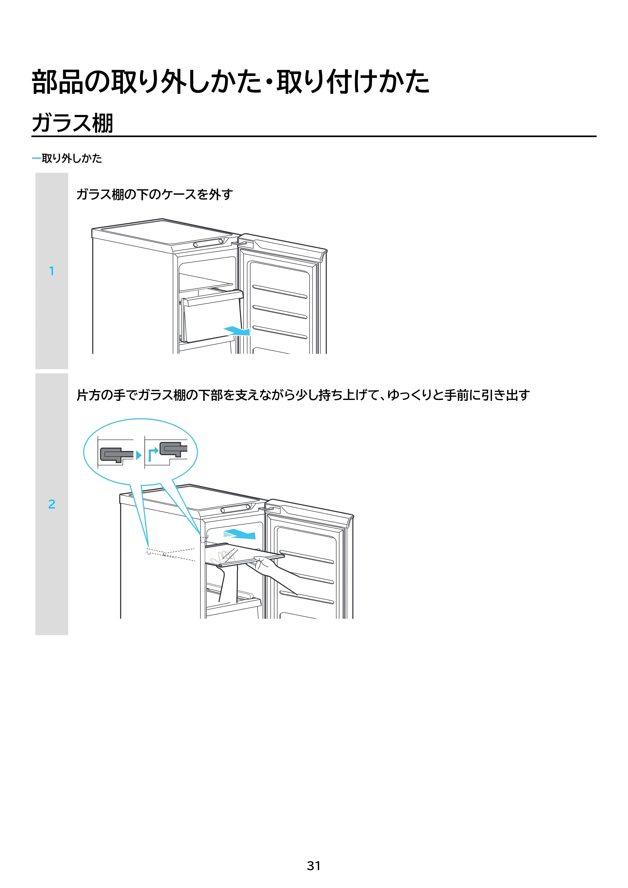 アイリスオーヤマ IUSN-S8D-HA 取扱説明書 — 原本ページ — 31ページ