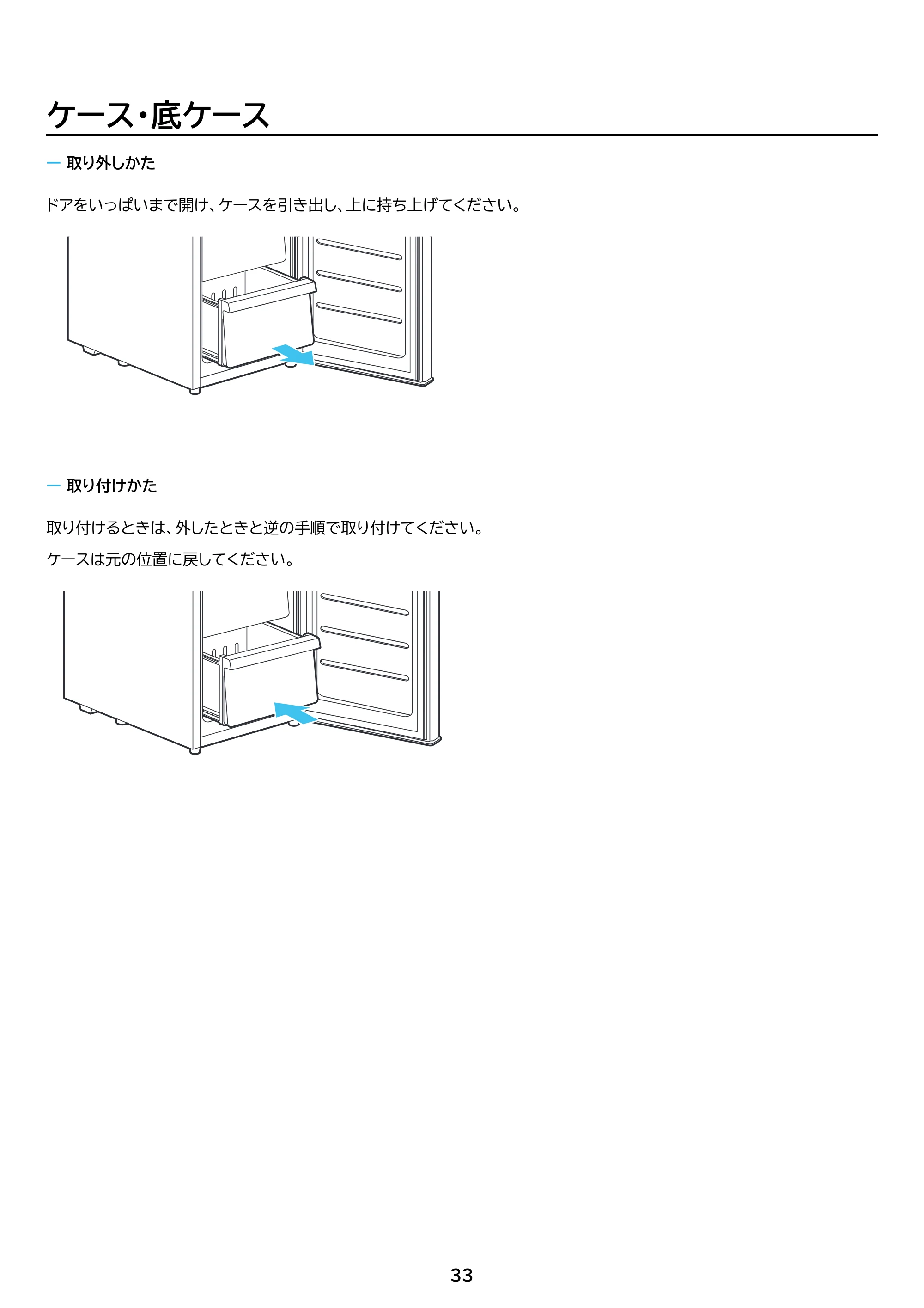 アイリスオーヤマ IUSN-S8D-HA 取扱説明書 — 原本ページ — 33ページ