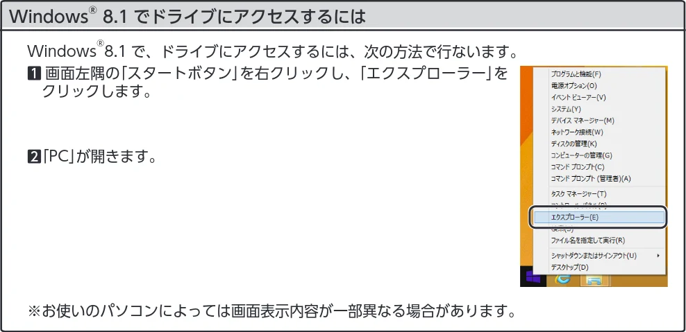 エレコム MF-HTU3B032GBK / MF-HTU3B032GBU / MF-HTU3B032GPN 取扱説明書 — - 3 - — 図版 3-3 — 3ページ