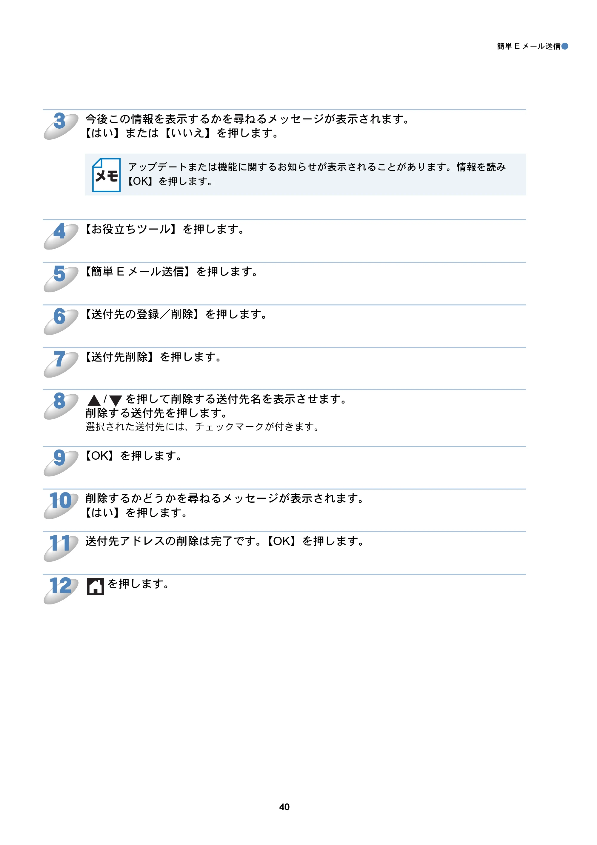 ブラザー MFC-J6573CDW / MFC-J6973CDW / MFC-J6990CDW クラウド接続ガイド — 原本ページ — 40ページ