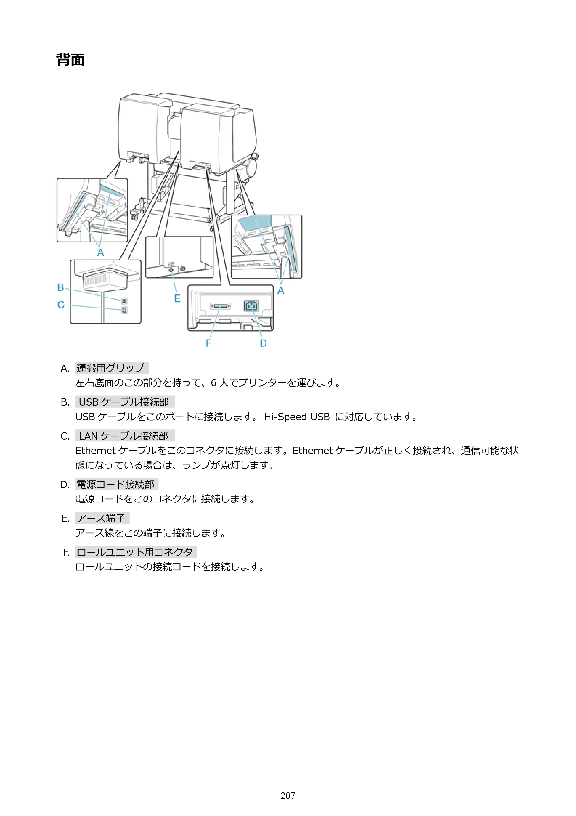 キヤノン PRO-2000 imagePROGRAF PRO-2000 （PDF） 電子マニュアル （Windows版） 2021年7月1日掲載（PDF：15.4MB） — 背面 — 原本ページ — 207ページ