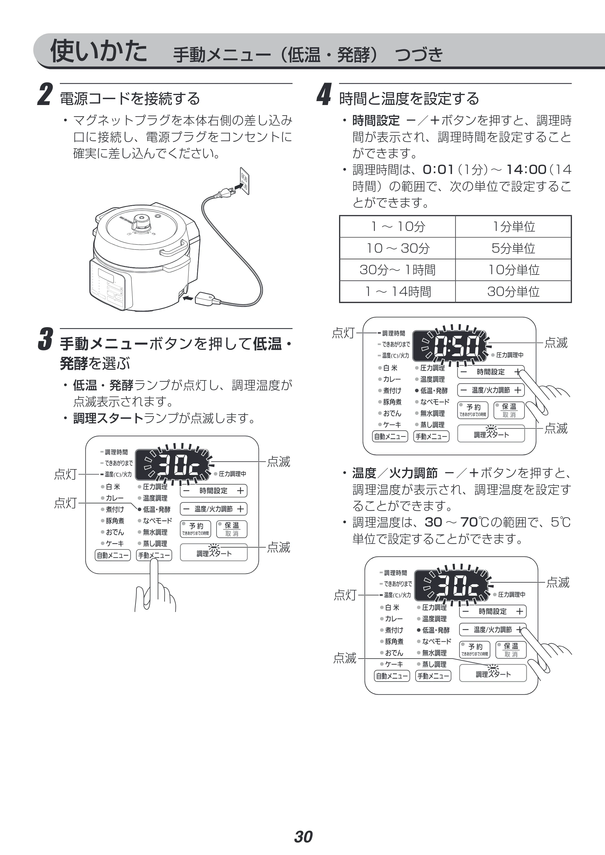 アイリスオーヤマ PC-MA2 取扱説明書 — 原本ページ — 30ページ