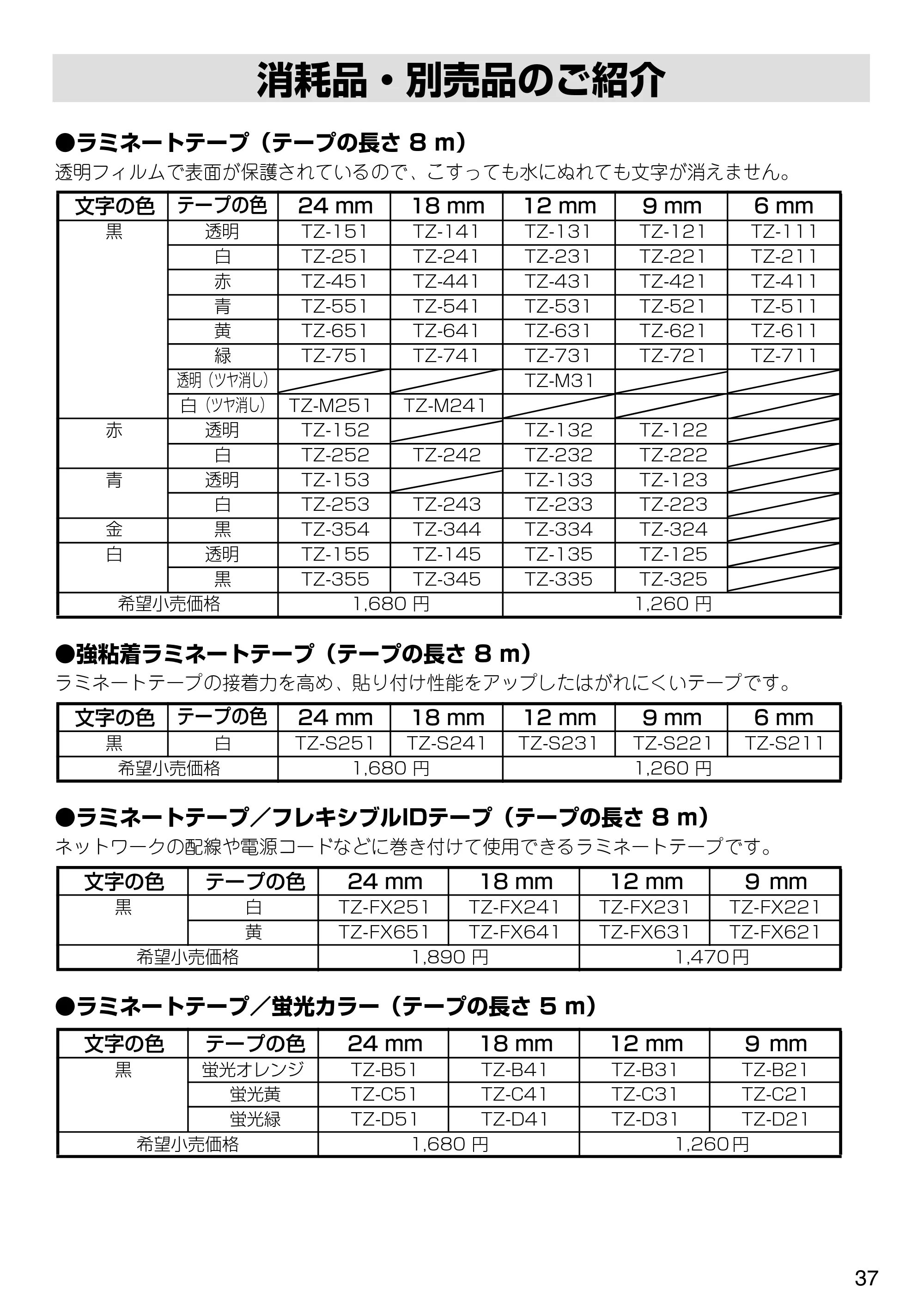ブラザー PT-1500pc クイックリファレンスガイド — 原本ページ — 43ページ