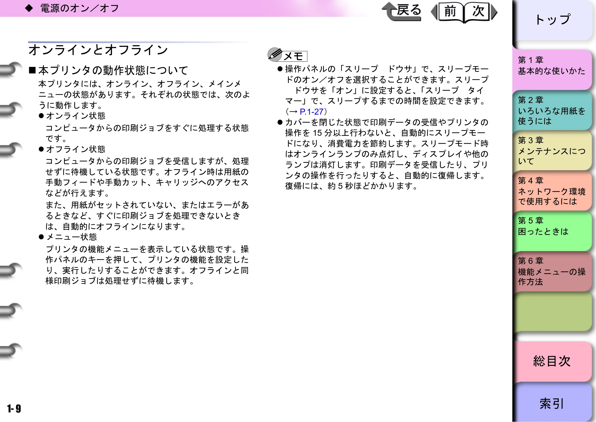 キヤノン W8400 PGインクモデル/染料インクモデル 共通マニュアル ユーザーズマニュアル （PDF形式／10.63Mバイト） — オンラインとオフライン — 原本ページ — 12ページ