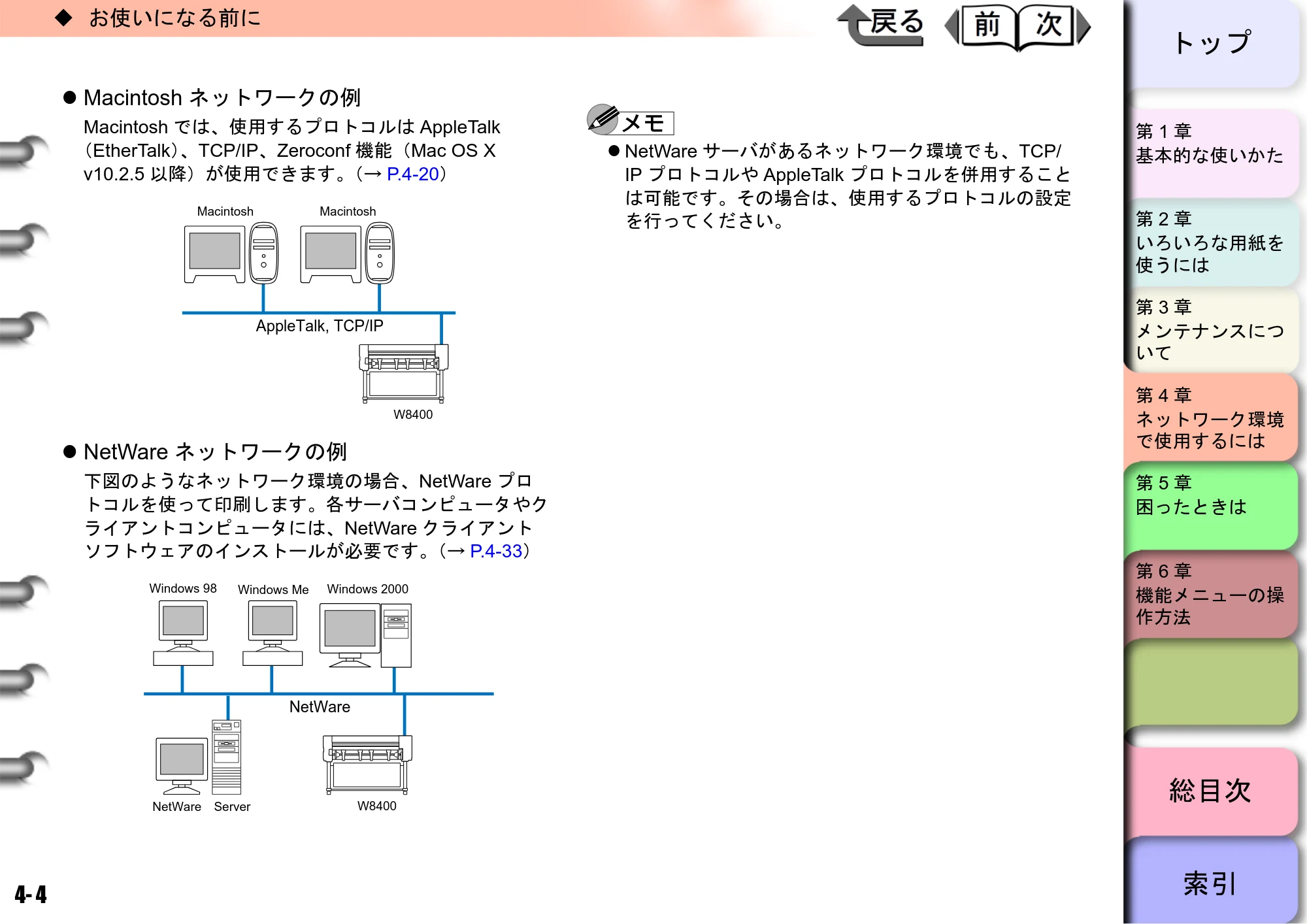キヤノン W8400 PGインクモデル/染料インクモデル 共通マニュアル ユーザーズマニュアル （PDF形式／10.63Mバイト） — 原本ページ — 136ページ