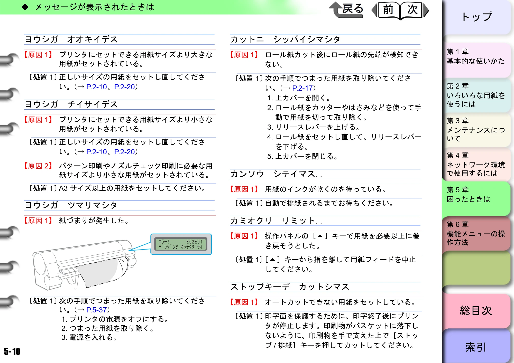 キヤノン W8400 PGインクモデル/染料インクモデル 共通マニュアル ユーザーズマニュアル （PDF形式／10.63Mバイト） — 原本ページ — 191ページ