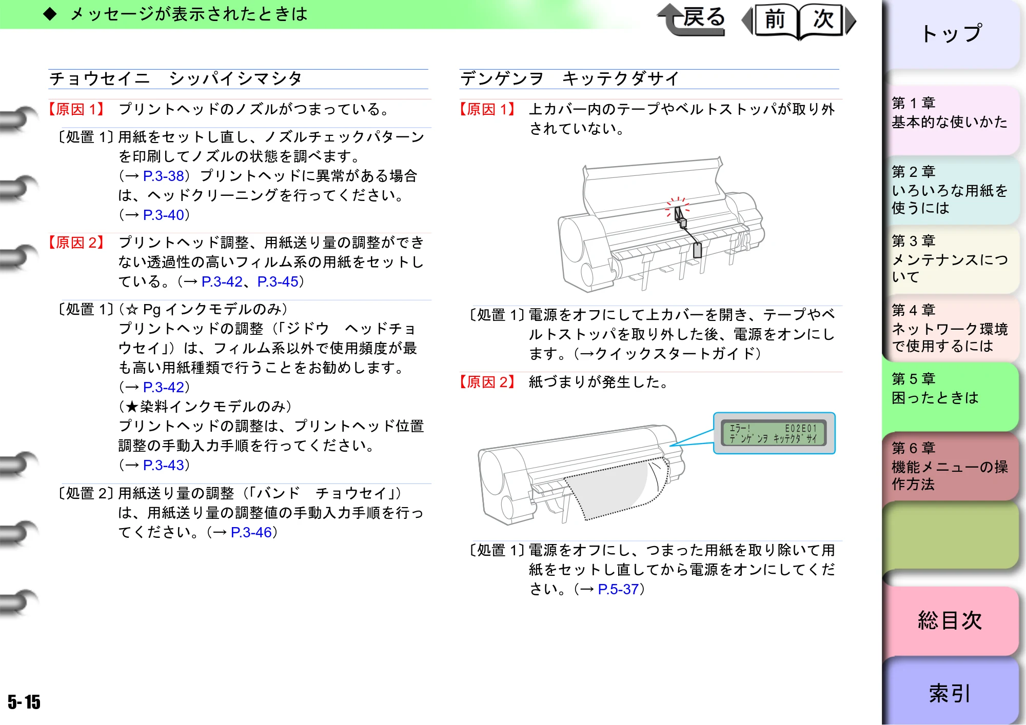 キヤノン W8400 PGインクモデル/染料インクモデル 共通マニュアル ユーザーズマニュアル （PDF形式／10.63Mバイト） — 原本ページ — 196ページ