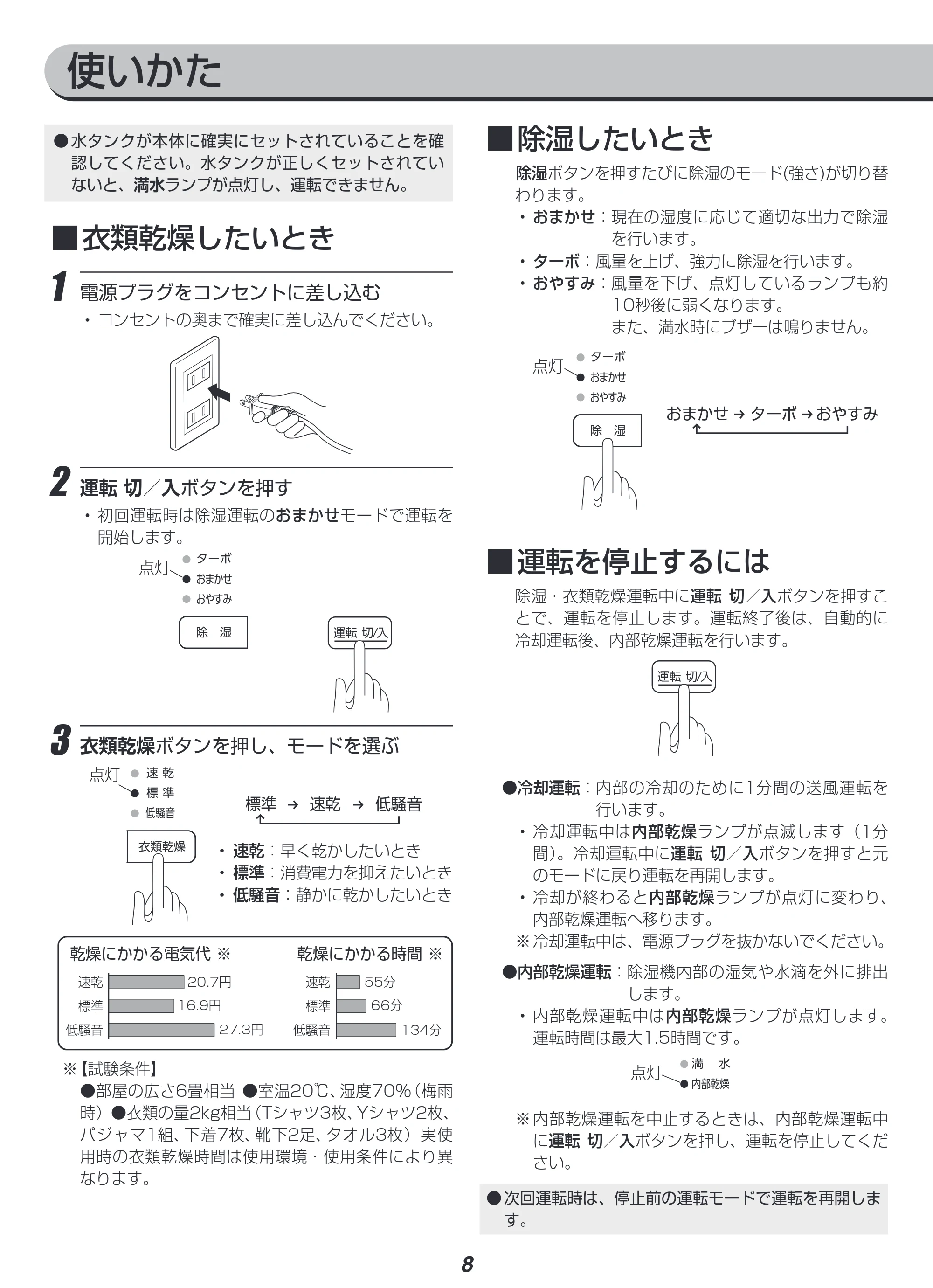 アイリスオーヤマ IJH-L160 取扱説明書 — 原本ページ — 8ページ