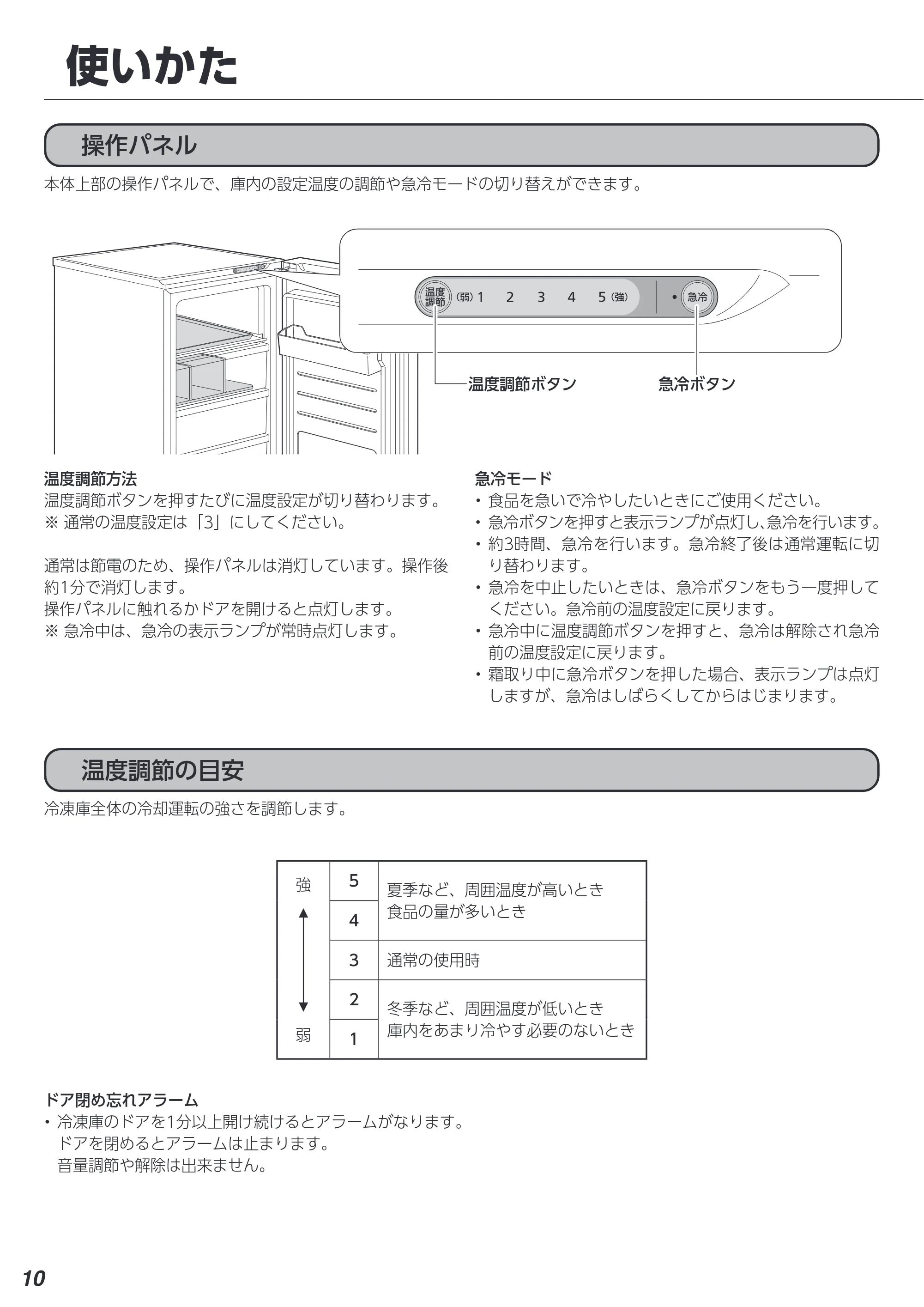 アイリスオーヤマ KUSN-14B 取扱説明書 — 使いかた — 原本ページ — 10ページ
