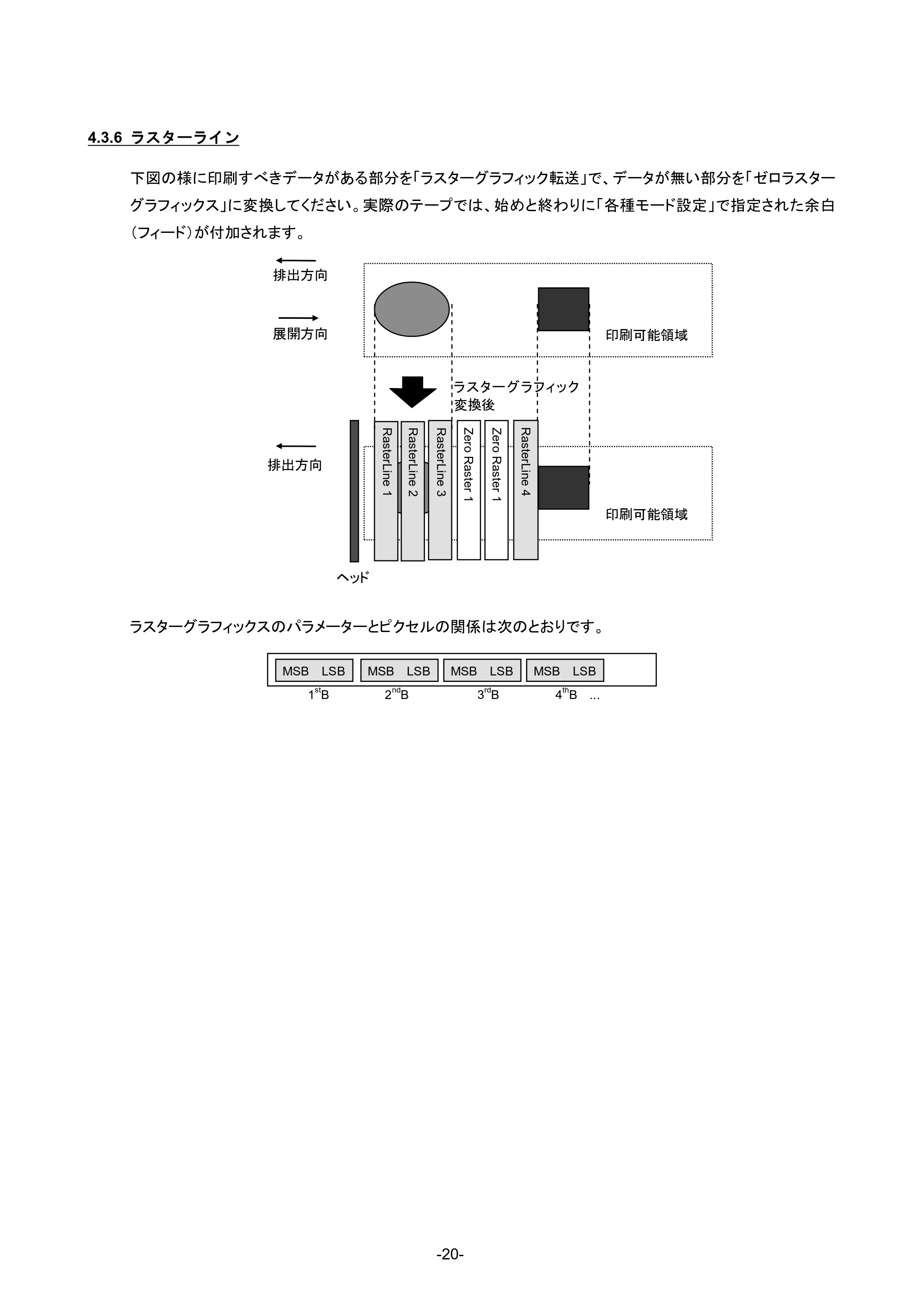 ブラザー RJ-4230B / RJ-4250WB / RJ-3050 ラスターコマンドリファレンス — 原本ページ — 26ページ