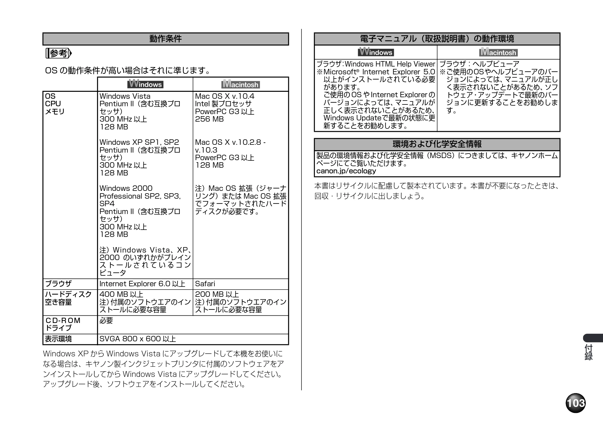 キヤノン PIXUS mini360 基本操作ガイド （PDF形式／8.94Mバイト） — 原本ページ — 105ページ
