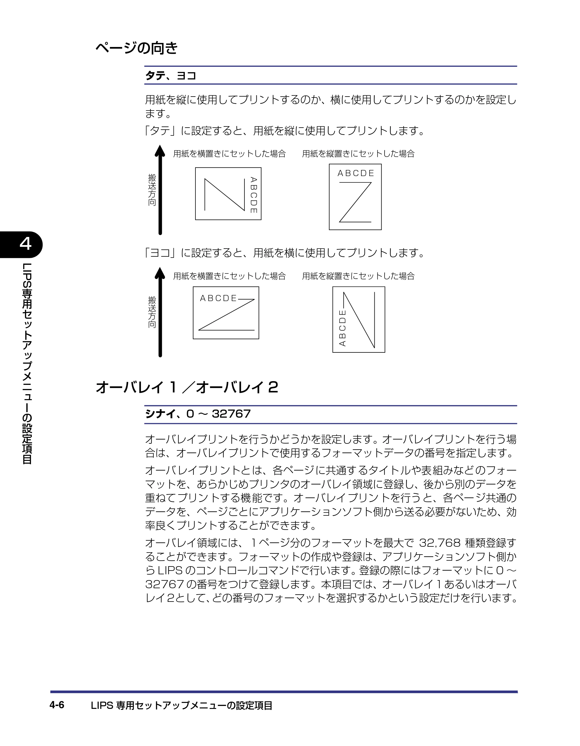 キヤノン LBP-1820/1620 LIPS機能ガイド 2006年5月25日更新 （PDF形式／2.55Mバイト） — ページの向き — 原本ページ — 96ページ