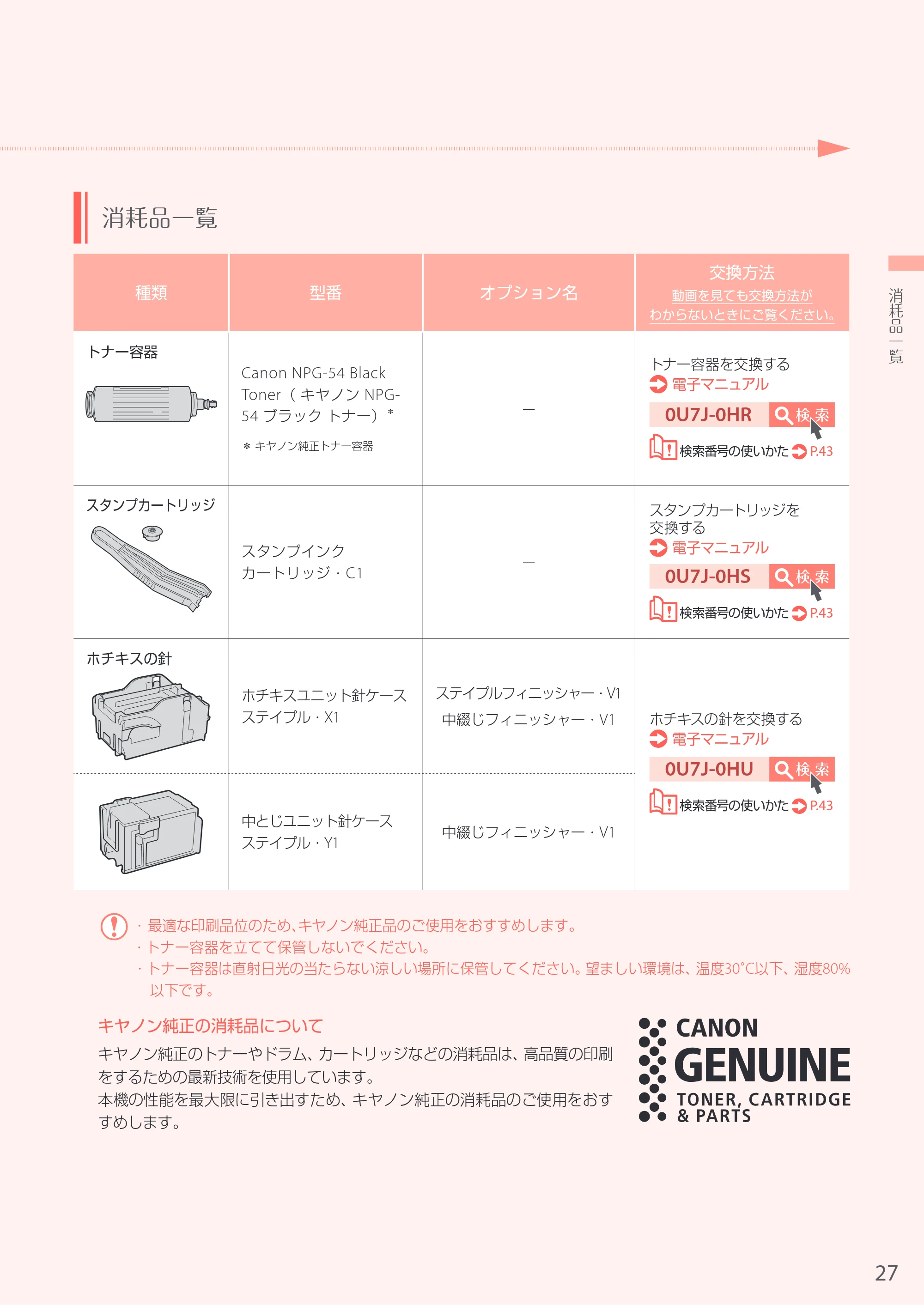 キヤノン iR-ADV 6555 お困りごと解決ガイド お困りごと解決ガイド 2016年11月24日更新(PDF:32.4MB) — 原本ページ — 27ページ