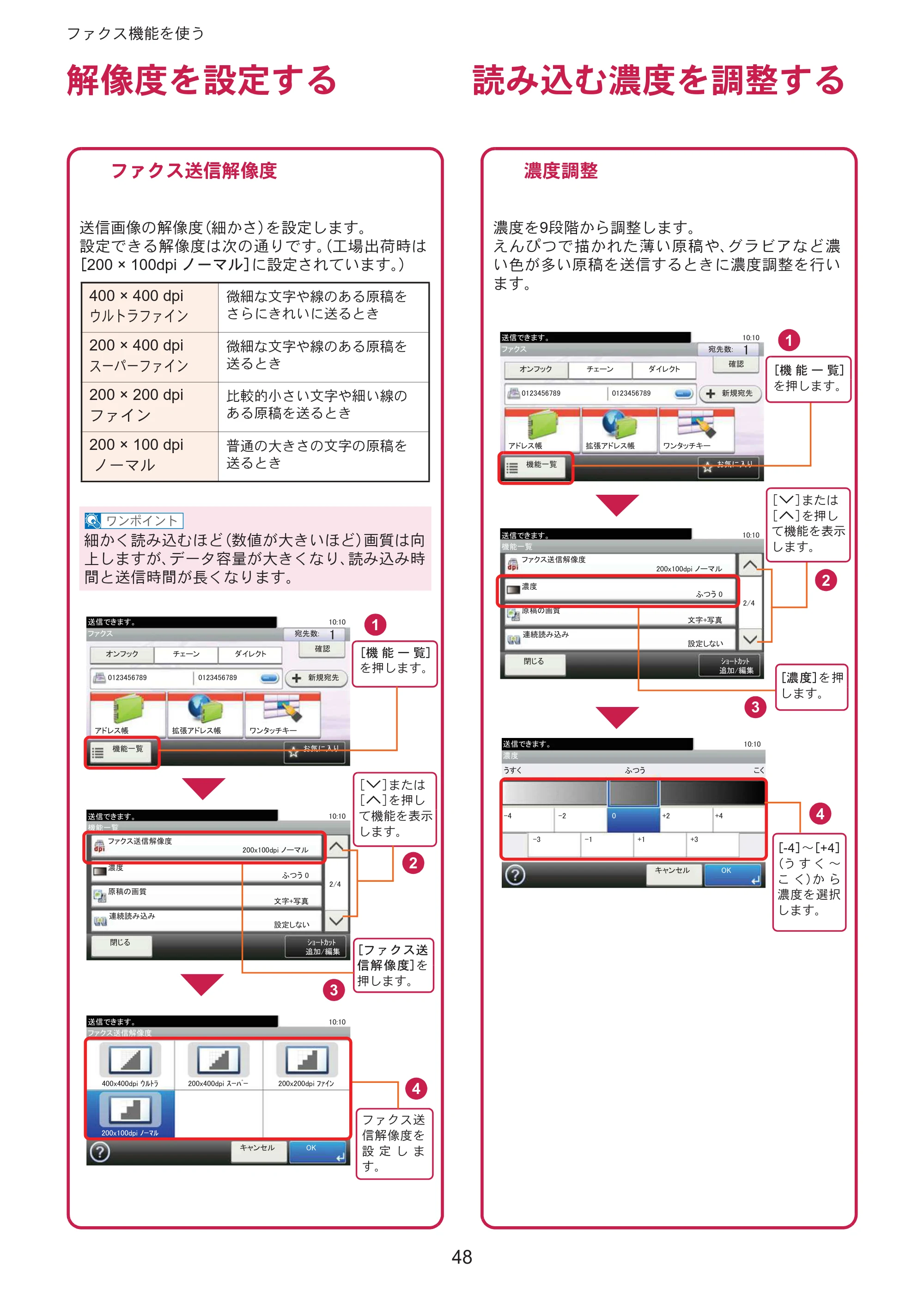 京セラ ECOSYS M3645idn ECOSYS M3645idn クイックガイド — ௨ഽͬ୭೰̳ͥ — 原本ページ — 48ページ