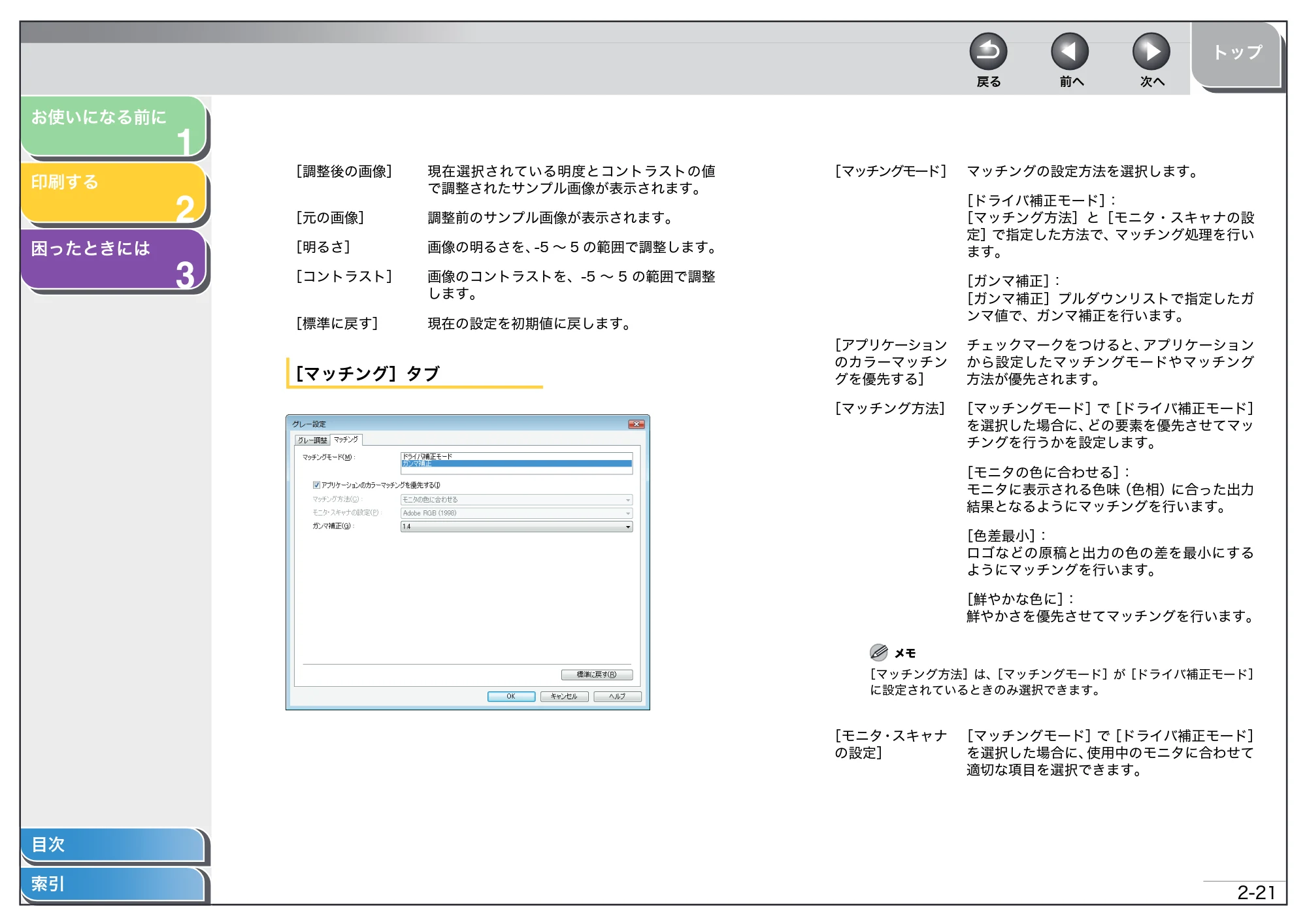 キヤノン D350 プリンタードライバーガイド （PDF形式／1.74Mバイト） — 原本ページ — 34ページ