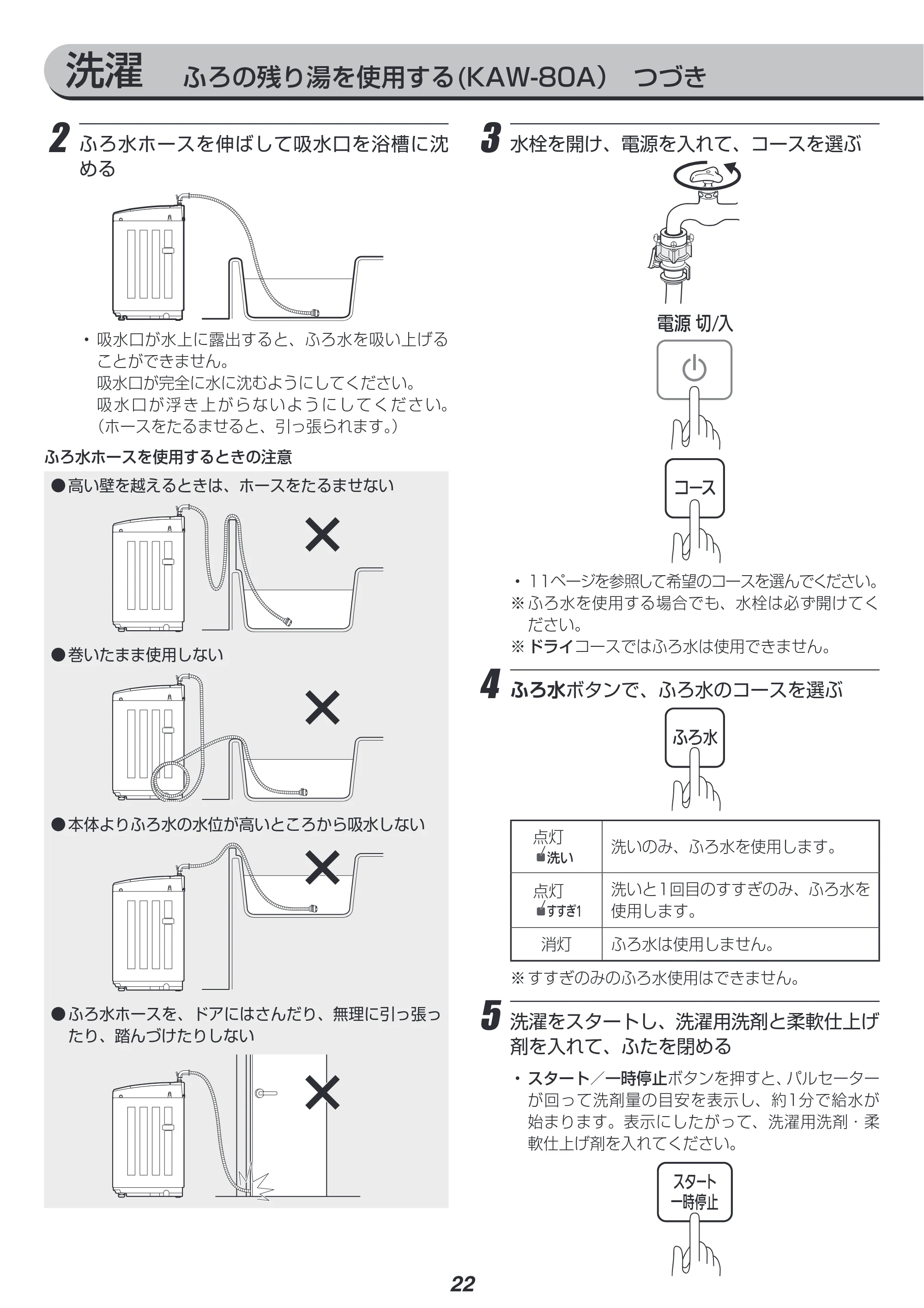 アイリスオーヤマ IAW-T702 取扱説明書 — 原本ページ — 22ページ