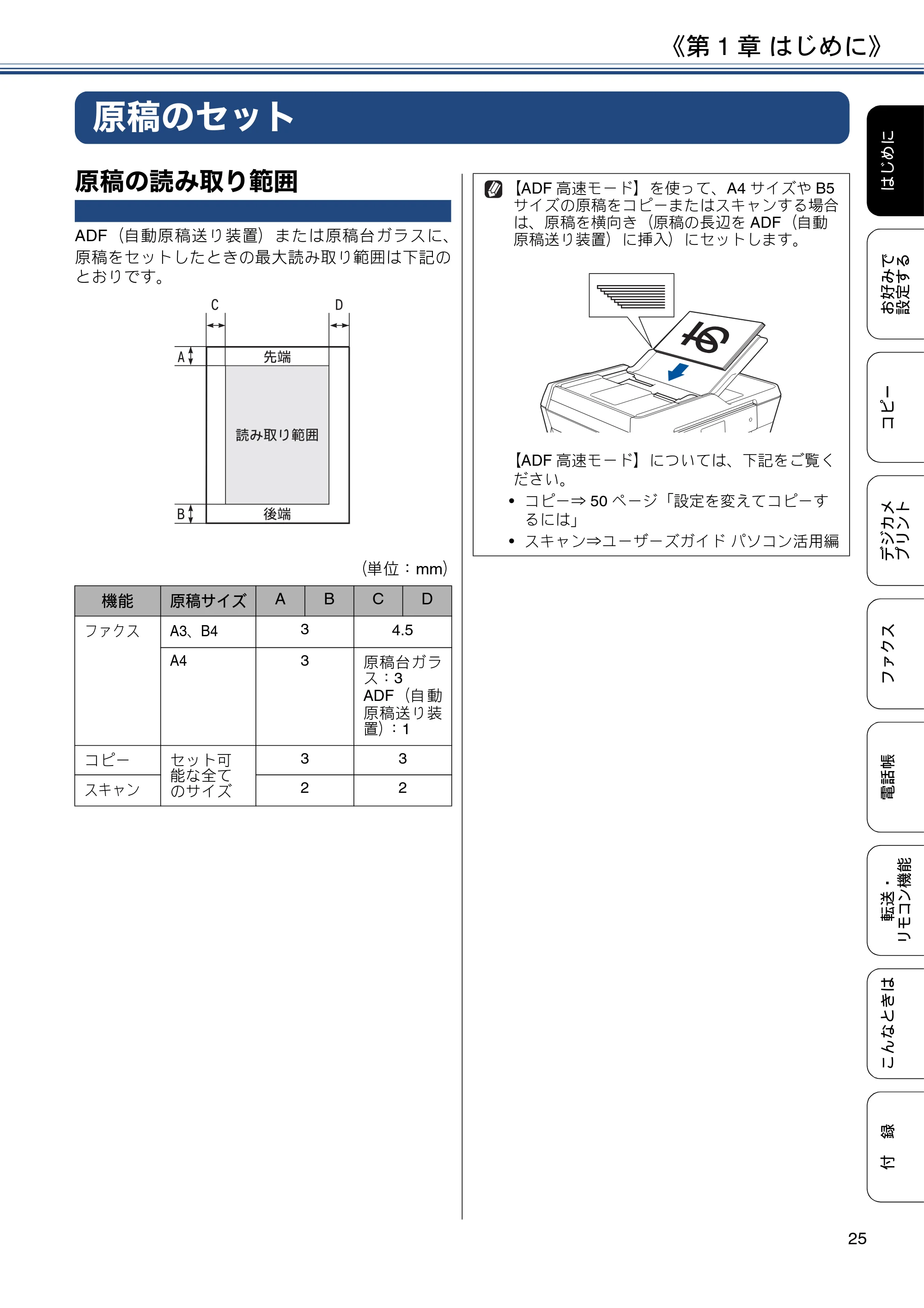 ブラザー MFC-J6973CDW / MFC-J6990CDW ユーザーズガイド ～応用編～ — 原稿のセット — 原本ページ — 25ページ